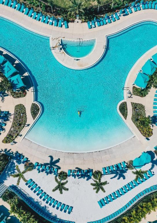 Resort style pool with lagoon design in Margaritaville Resort Orlando Kissimmee - 8075 KNEE DEEP RD, KISSIMMEE