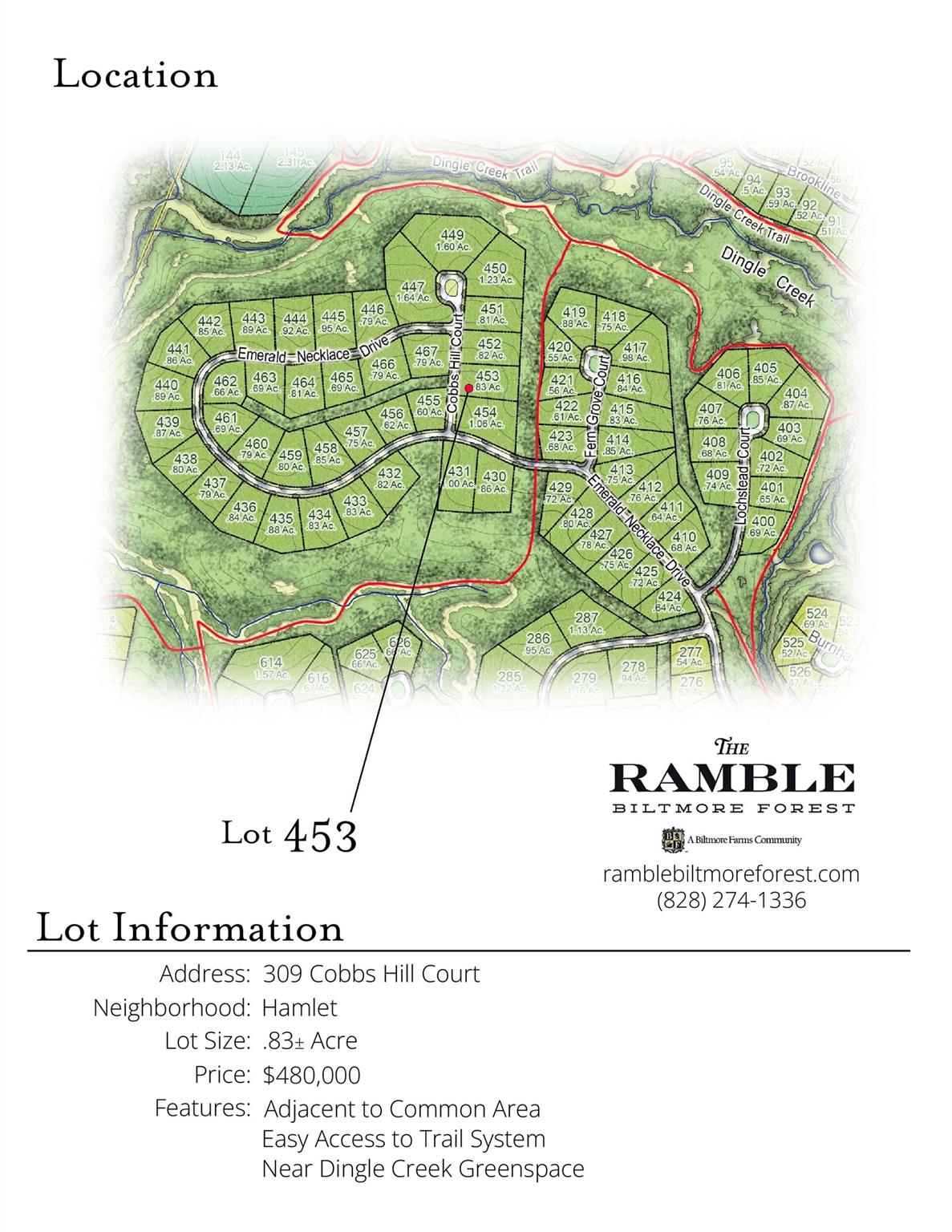 Lot at 309 Cobbs Hill Court, Asheville, photo 2 of 2