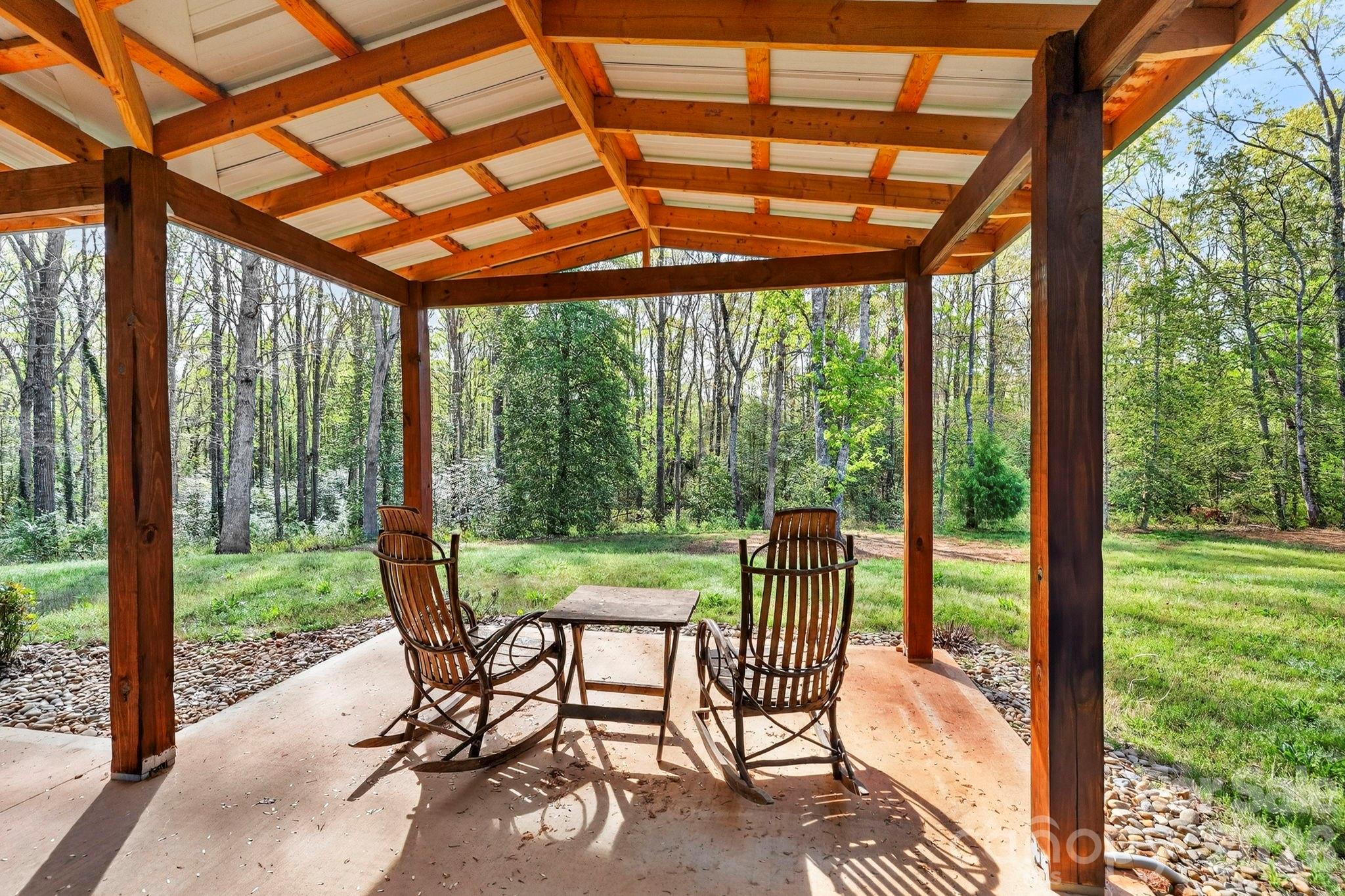 Back Porch off Master Bedroom - 3326 Crowder Ridge Road, Shelby