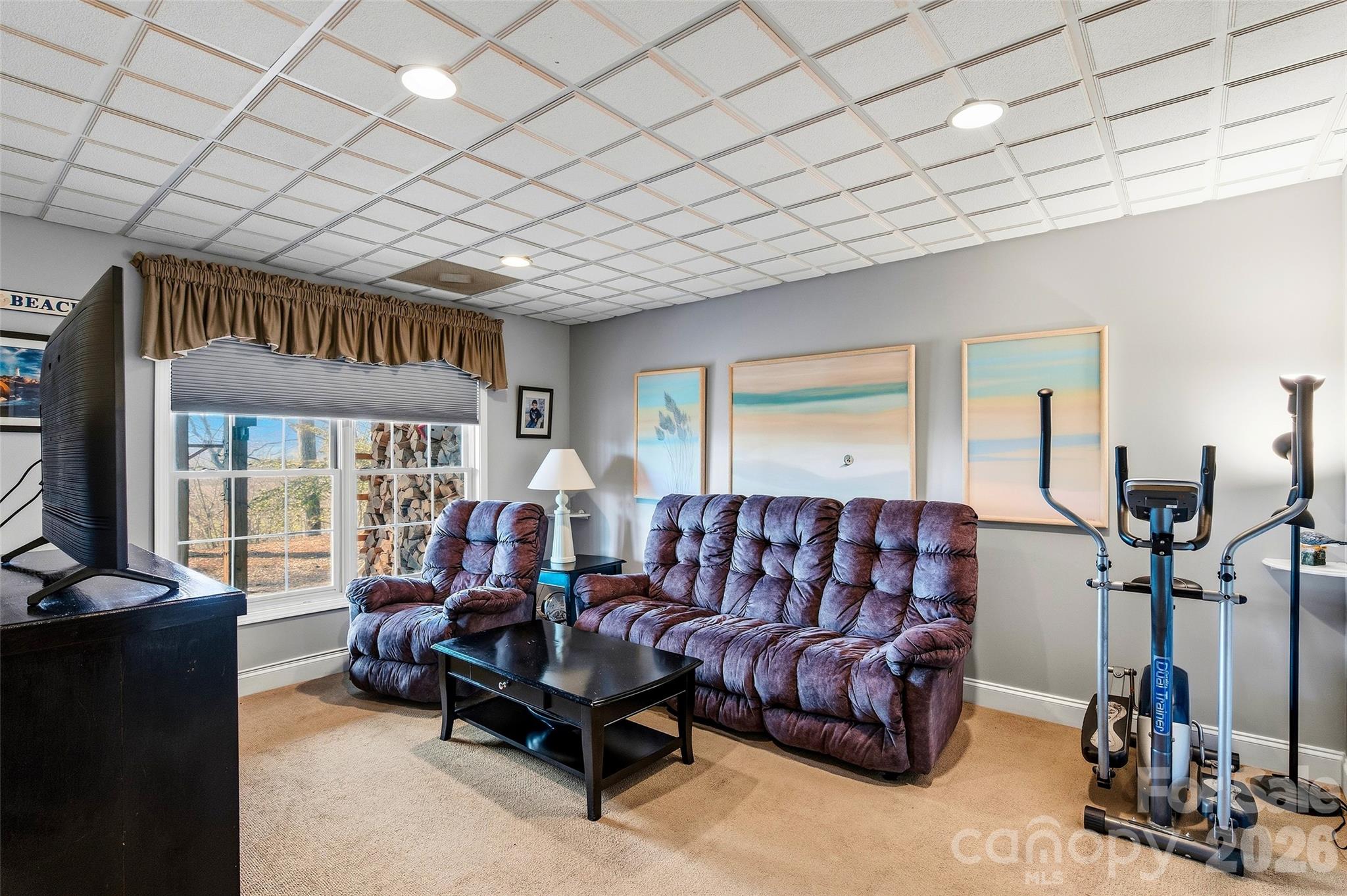 Lower Level Living Room - 1244 Windover Drive, Brevard