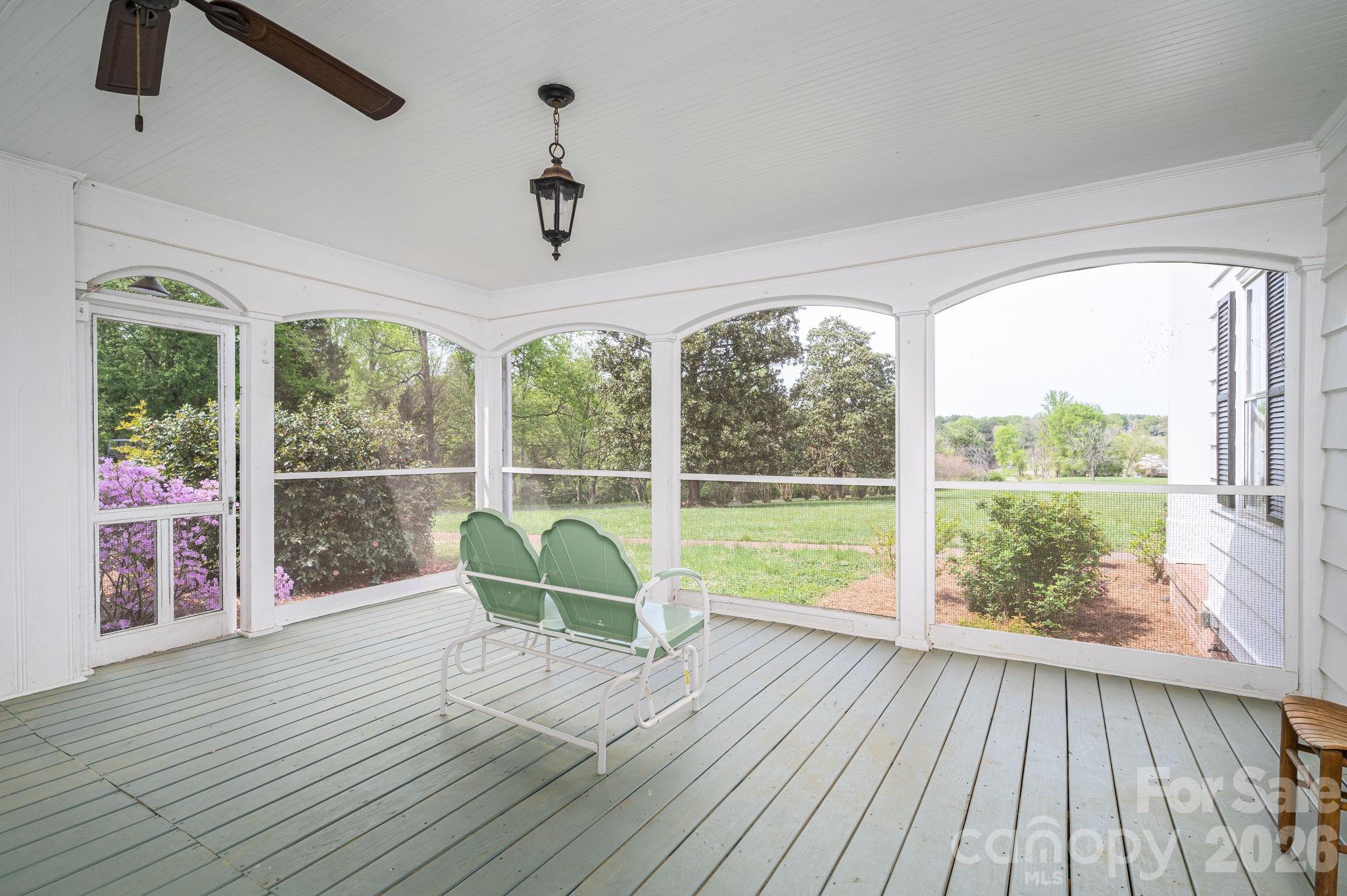 Sunroom that connectes main house and 2nd quarters - 1233 General Hoke Drive, Lincolnton