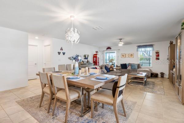 Dining and kitchen areas - 4382 FINCH LN, KISSIMMEE