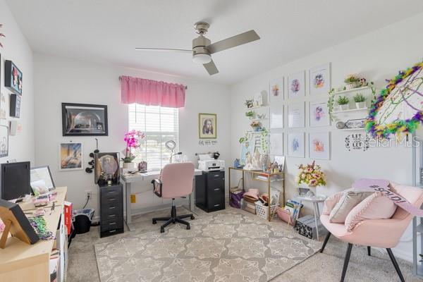 Bedroom 3 showing current arrangement - 4382 FINCH LN, KISSIMMEE