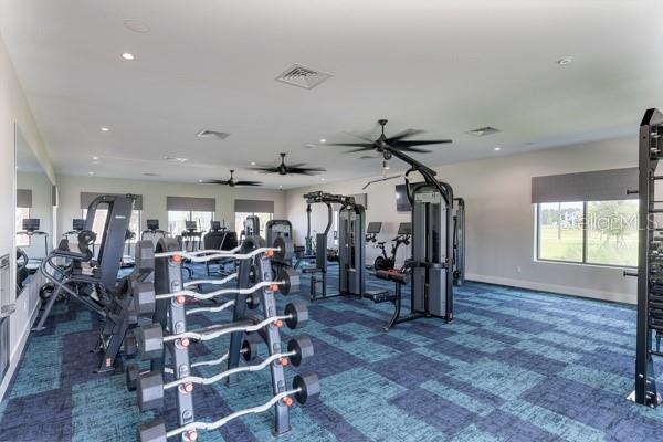 Community gym - 4382 FINCH LN, KISSIMMEE