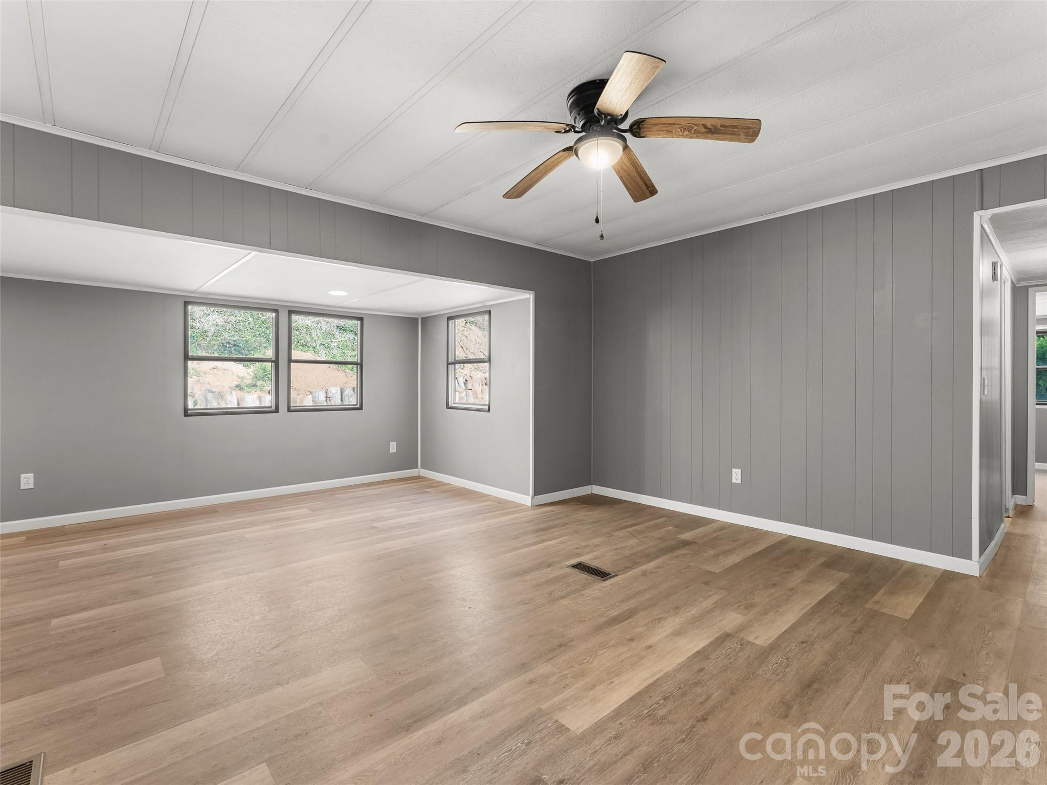 Living/Dining in Great Room - 40 Morning Dove Lane, Flat Rock