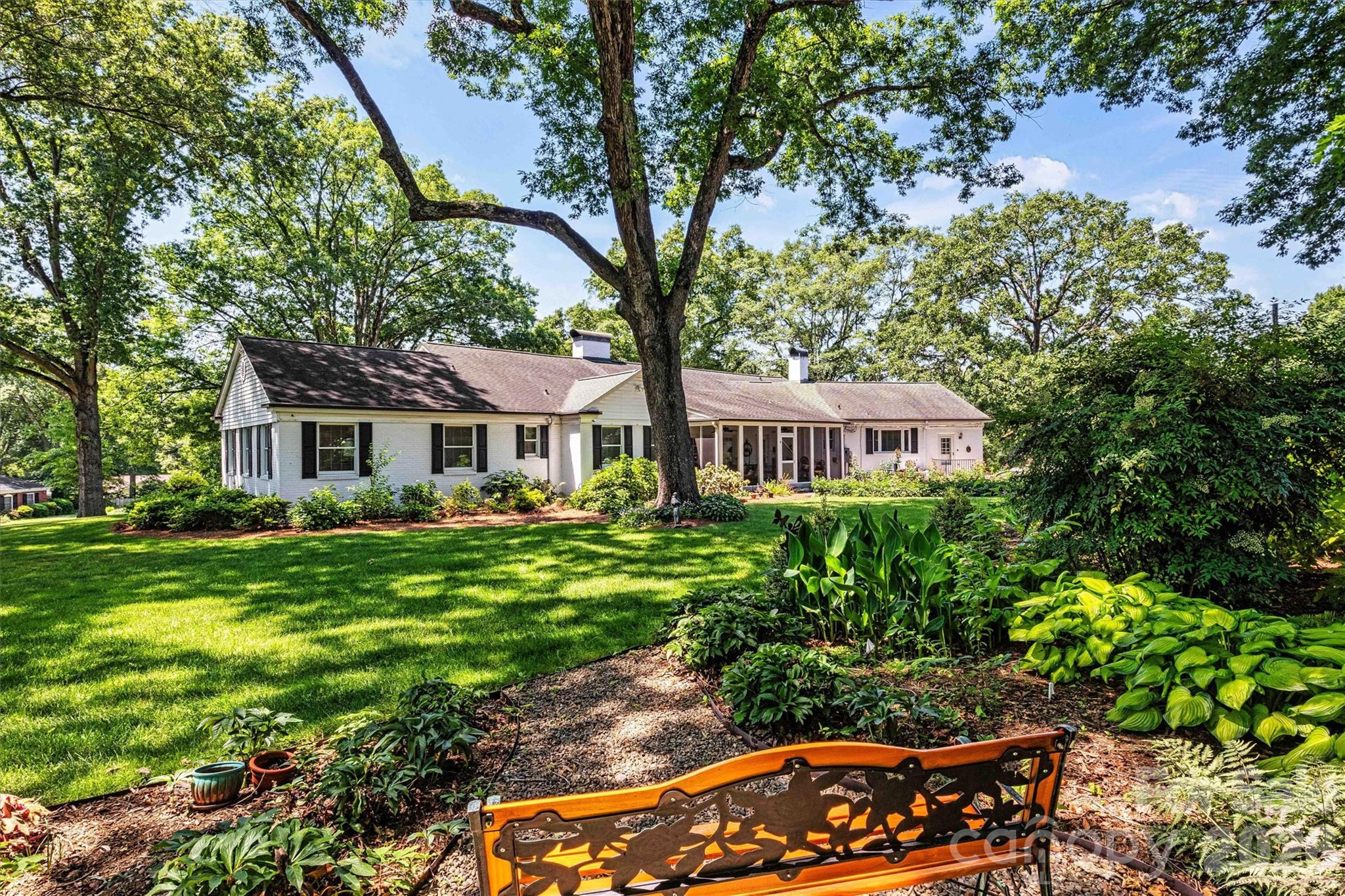 Backyard/Focused View - 842 North Center Street, Hickory