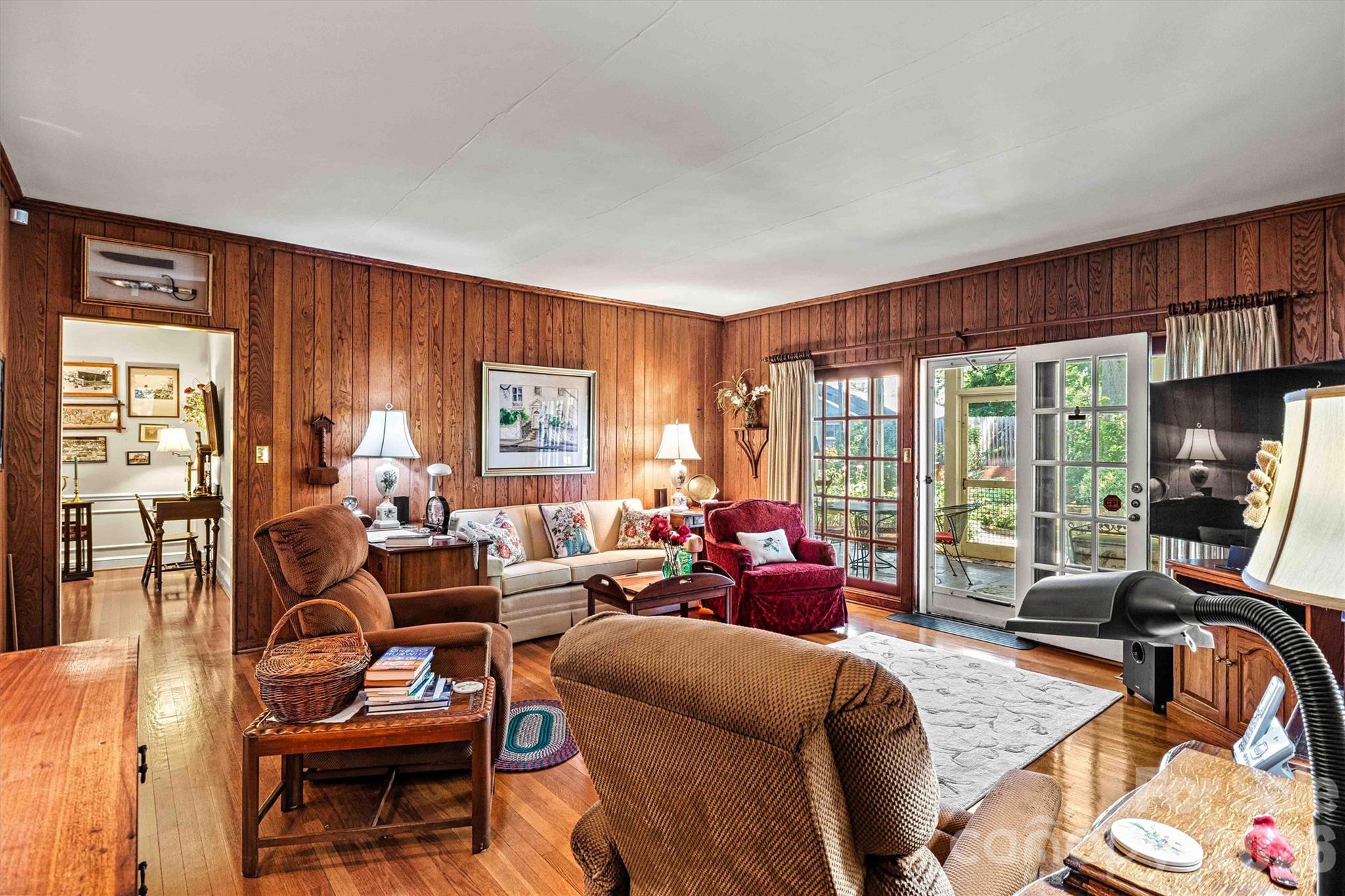 Den/Screened Porch View - 842 North Center Street, Hickory
