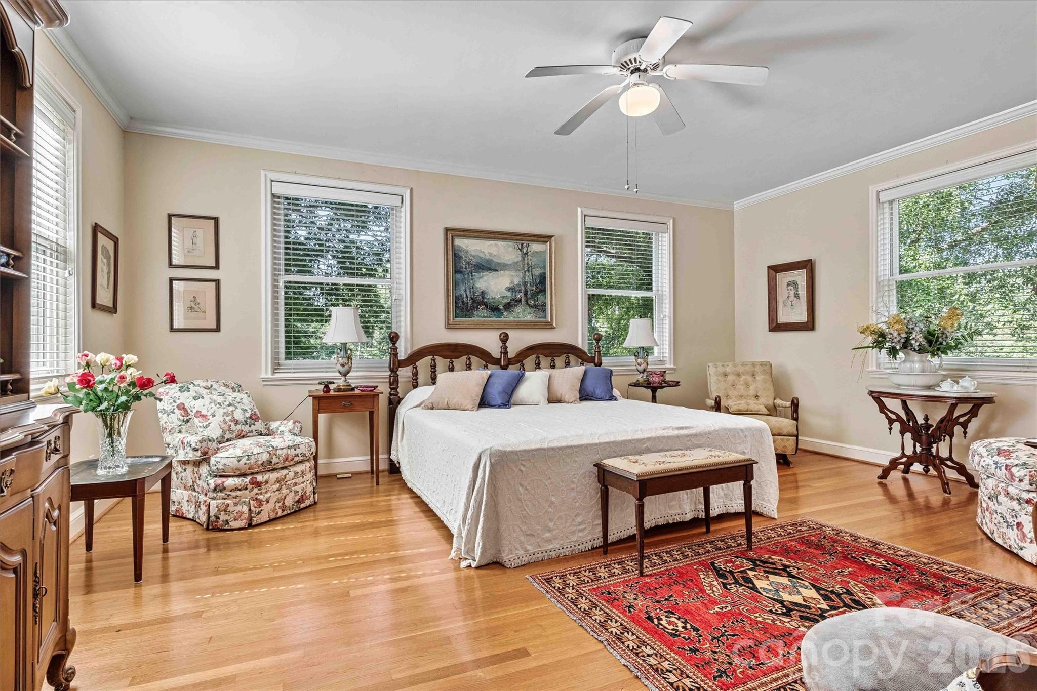 Left Front Primary Bedroom/Window View - 842 North Center Street, Hickory