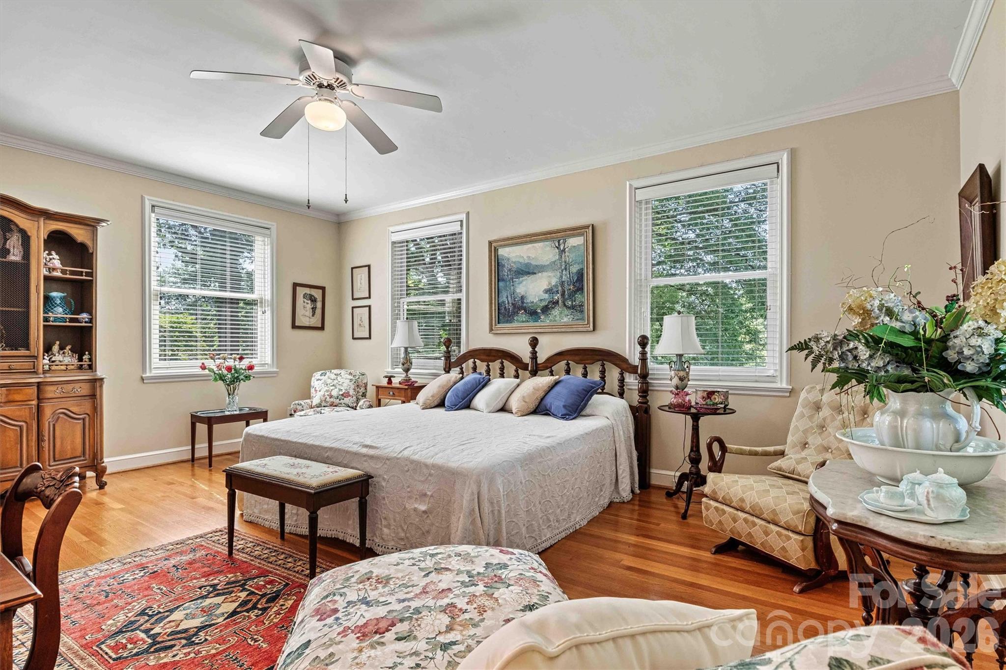 Left Front Primary Suite/Window View - 842 North Center Street, Hickory