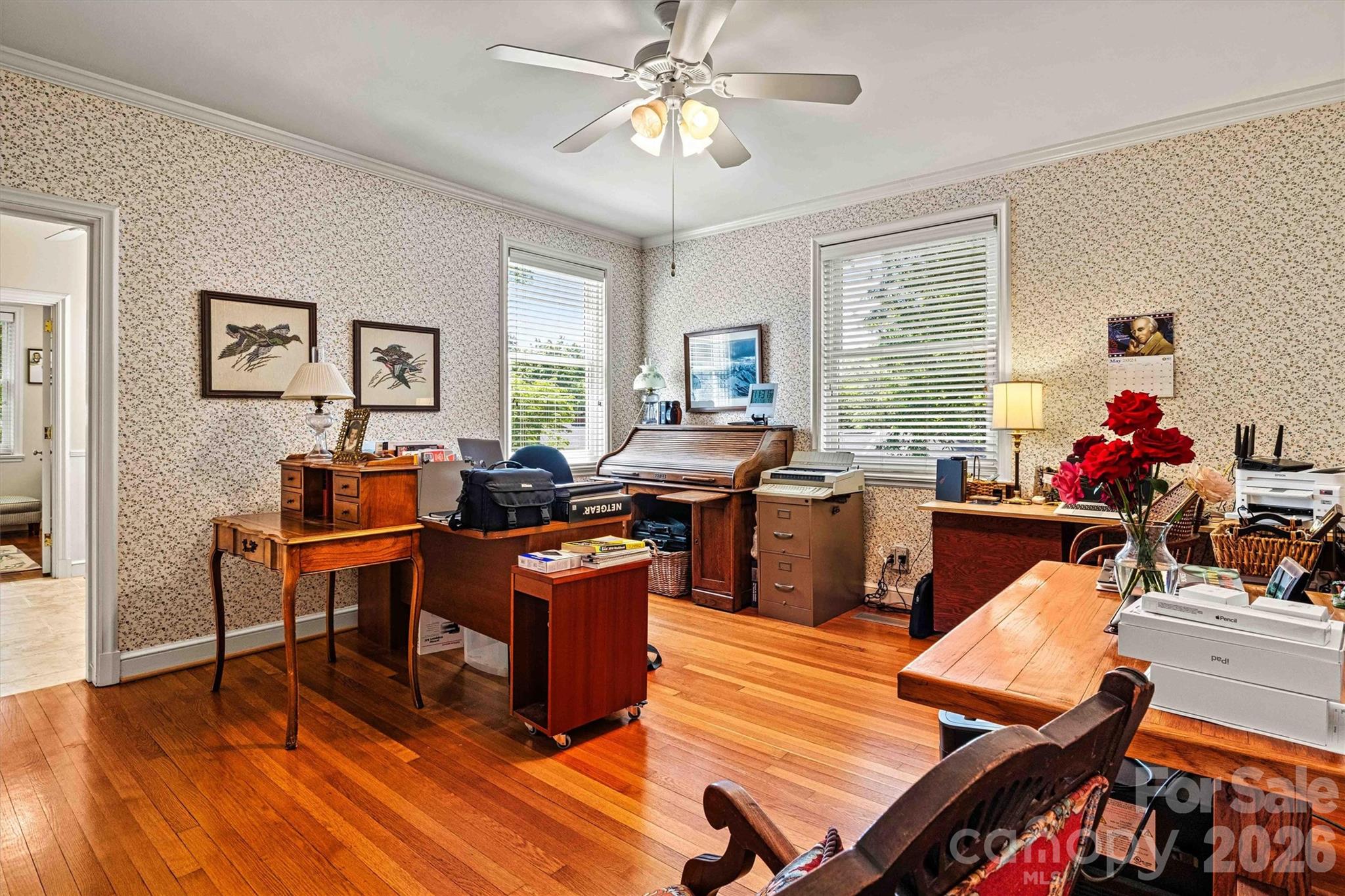 Front Bedroom (Office)/Window View - 842 North Center Street, Hickory