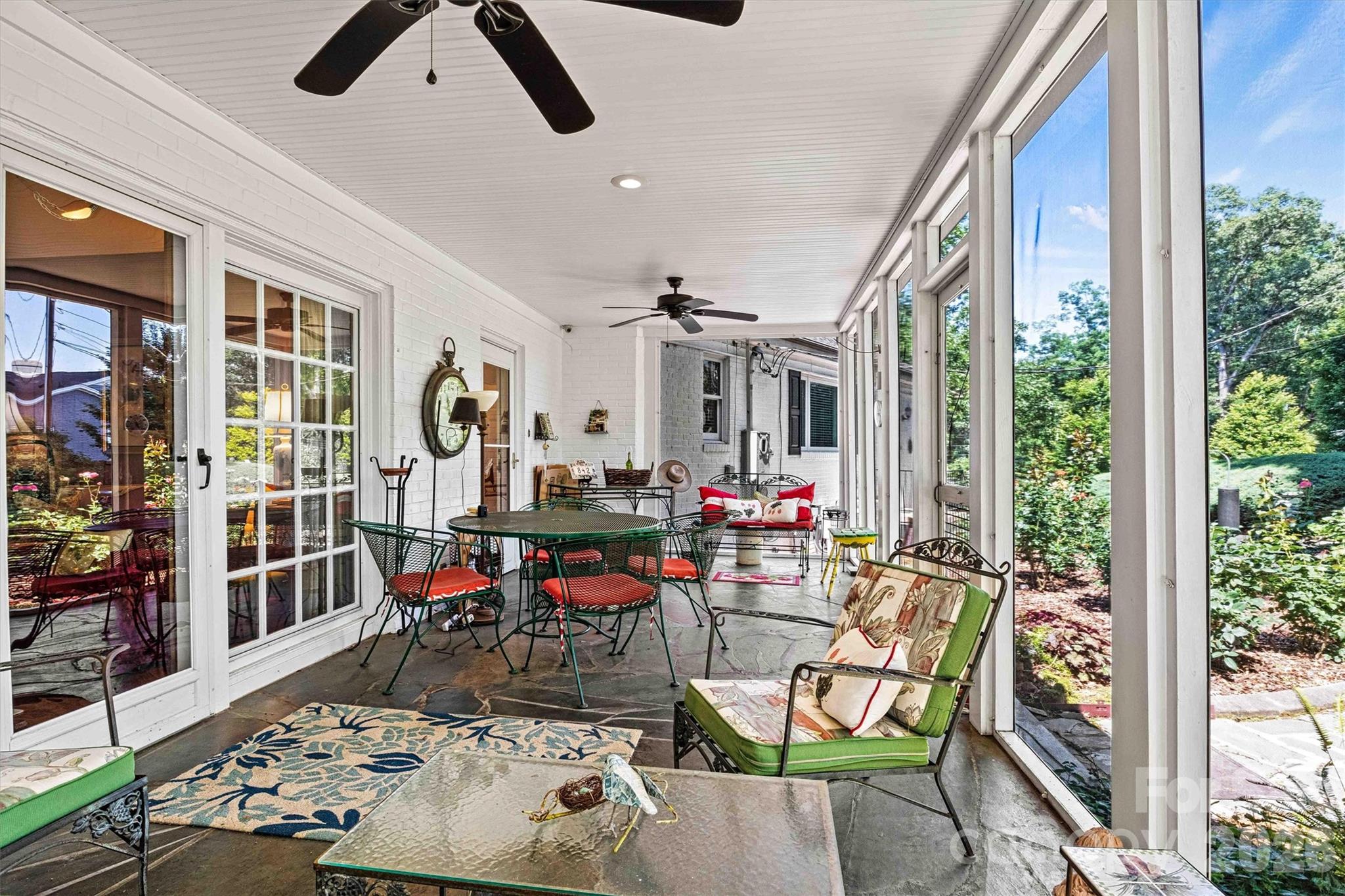 Screened In Rear Porch/Den Entry View - 842 North Center Street, Hickory