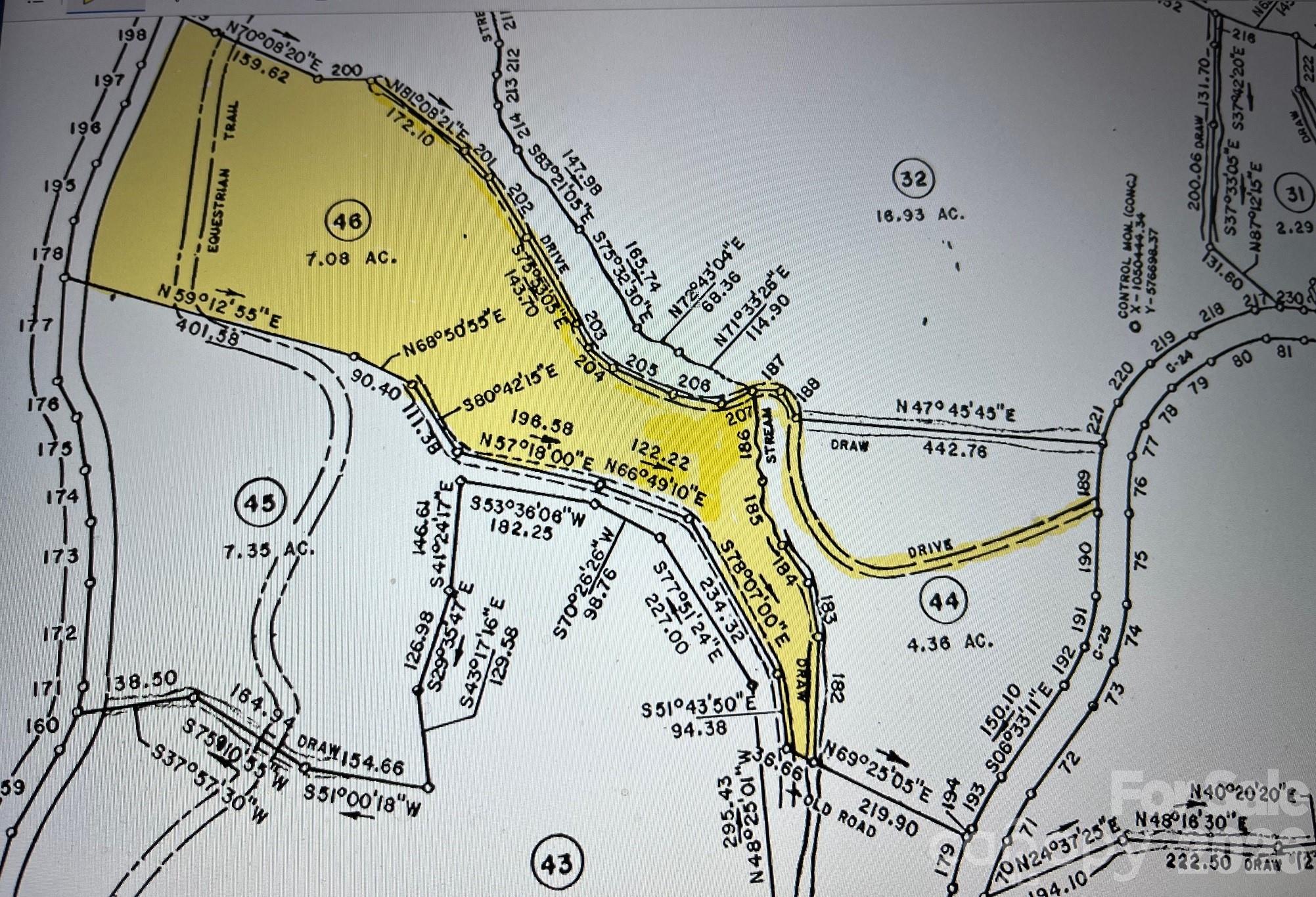 Plat - Lot 46 Lake Adger Parkway, Mill Spring