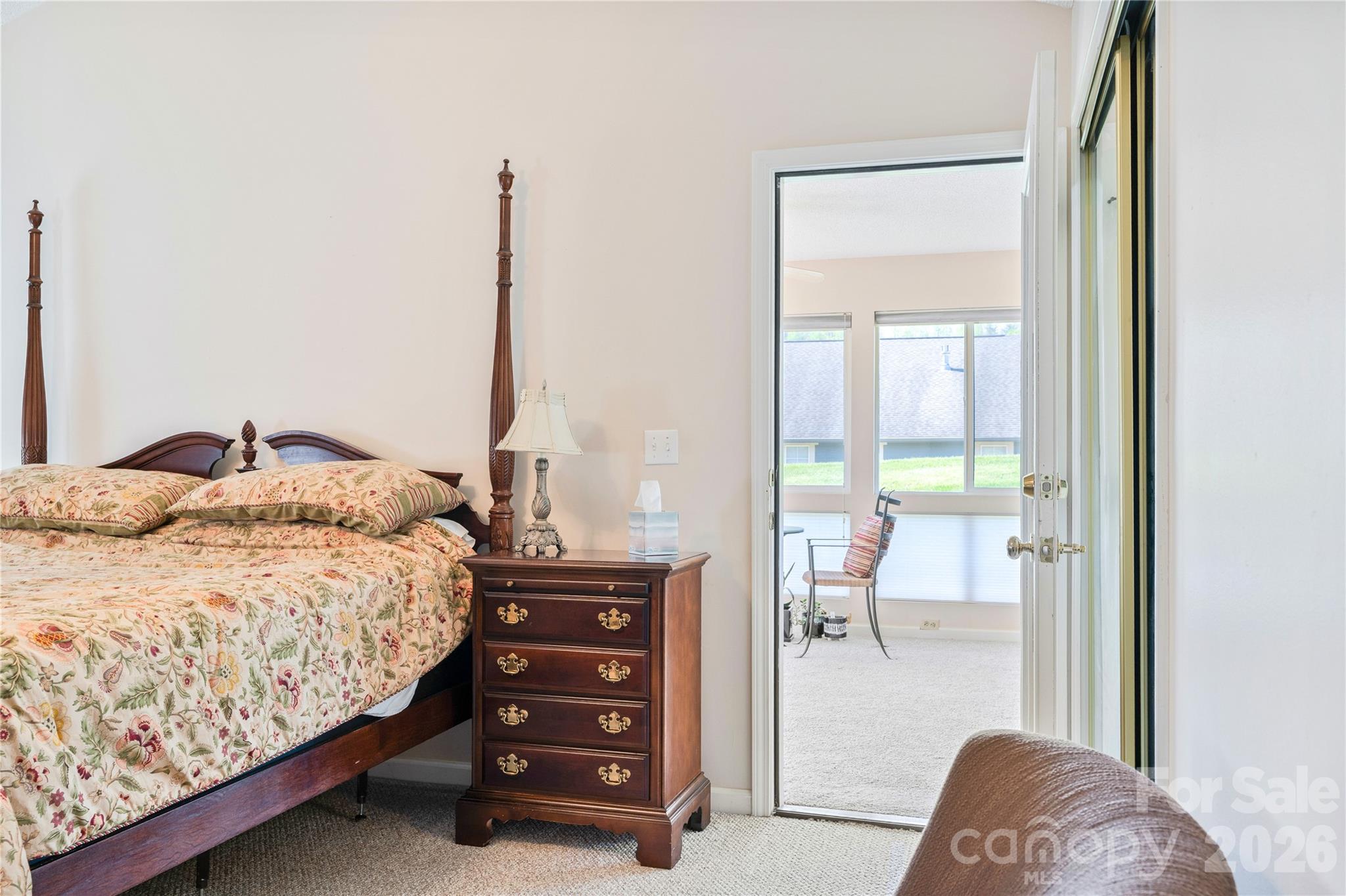 Door to the sunroom - 47 Barn Owl Way, Hendersonville