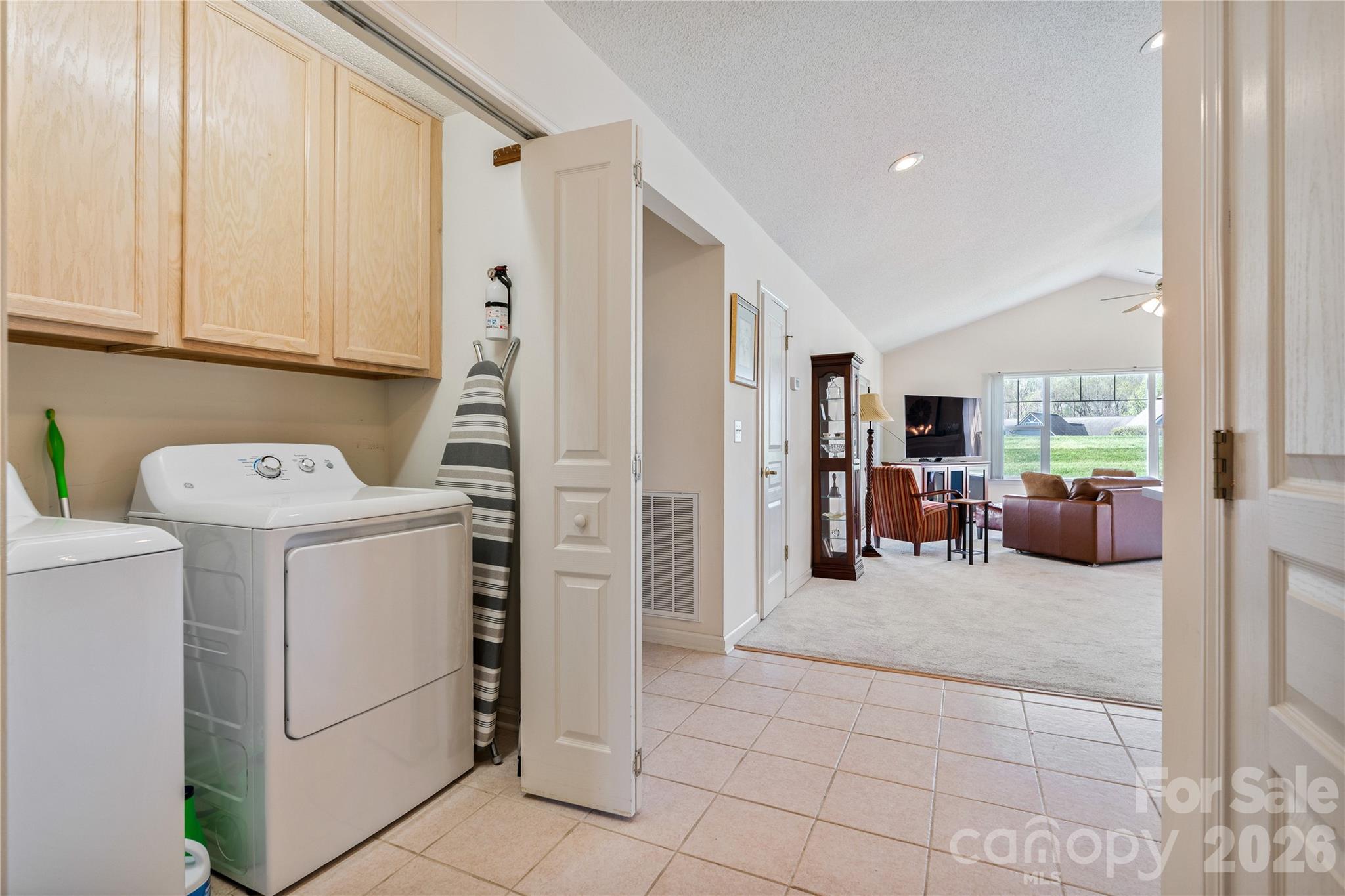 Laundry closet in the hall - 47 Barn Owl Way, Hendersonville