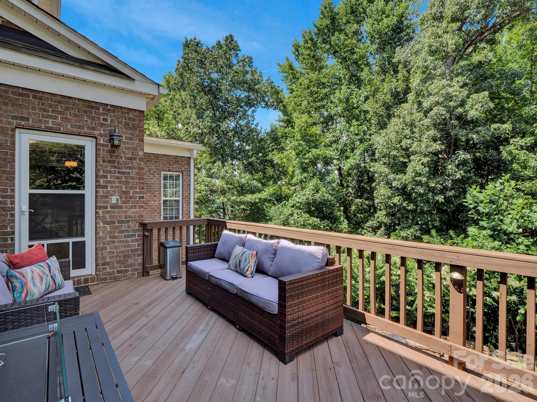 Deck off of kitchen - 2652 Bedford Place NW, Concord