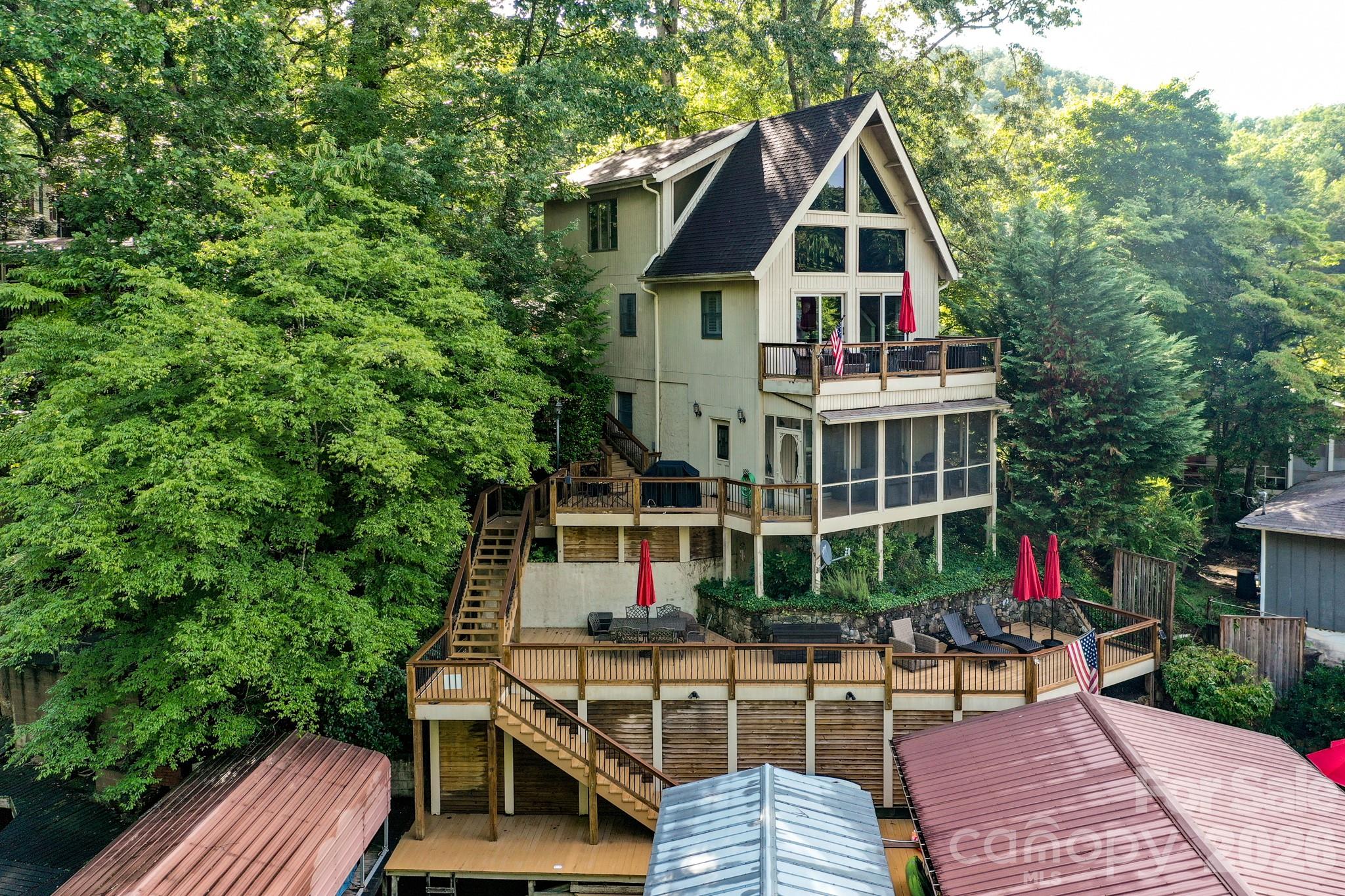 Single Family Residence at 130 Edwards Point, Lake Lure, photo 2 of 35