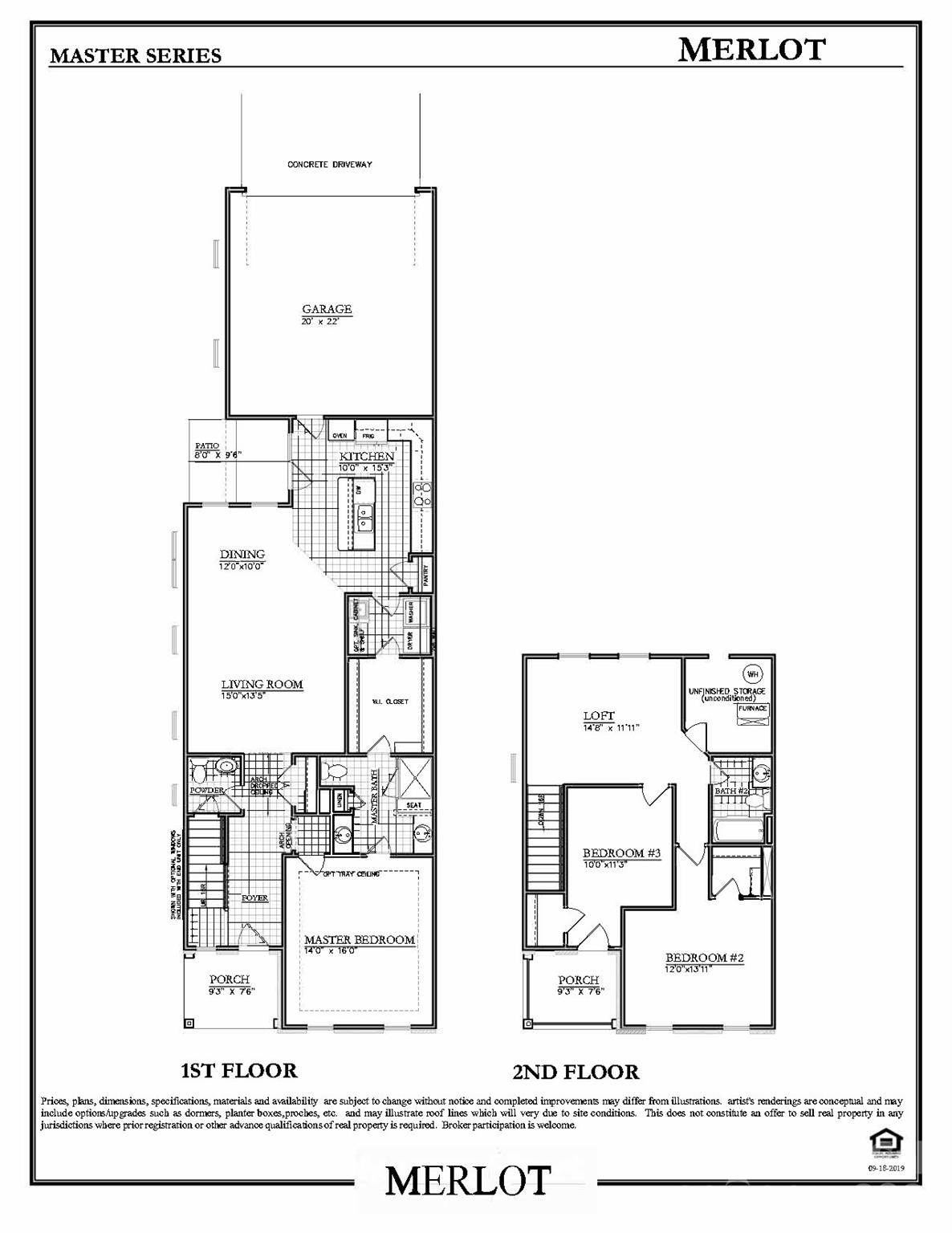 Merlot Floorplan - 10225 Rainier Trail Drive NW, Huntersville