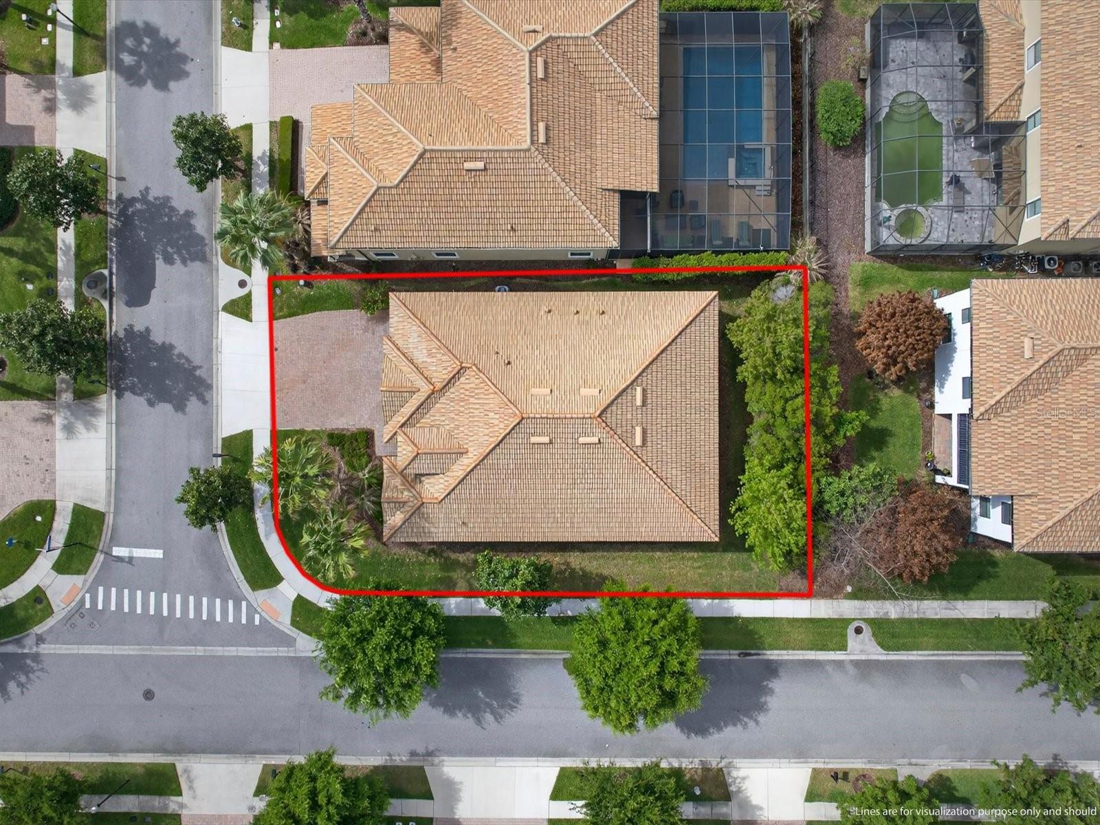 Corner lot is easy walking distance to The Plaza - 1300 GLENEAGLES LN, DAVENPORT