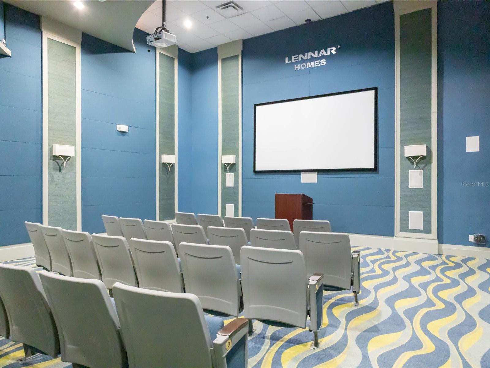 The Oasis Clubhouse movie theater - 1300 GLENEAGLES LN, DAVENPORT
