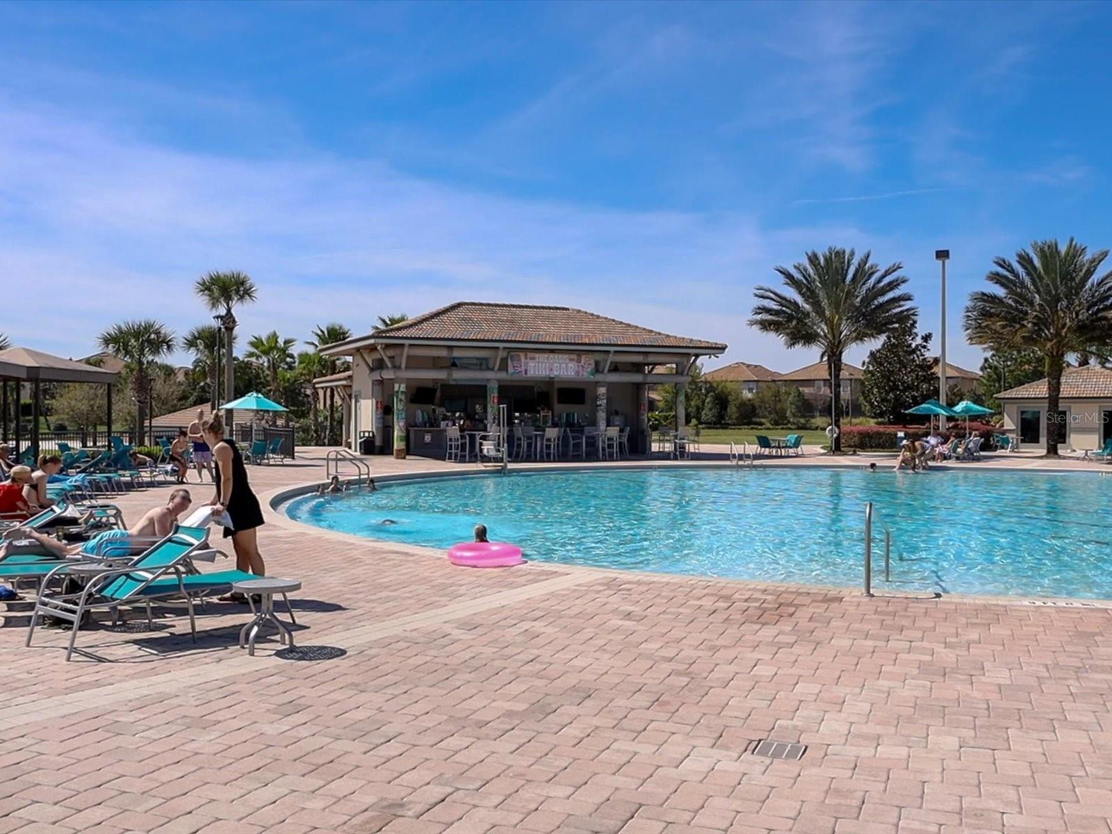 The Oasis Clubhouse swimming pool - 1300 GLENEAGLES LN, DAVENPORT