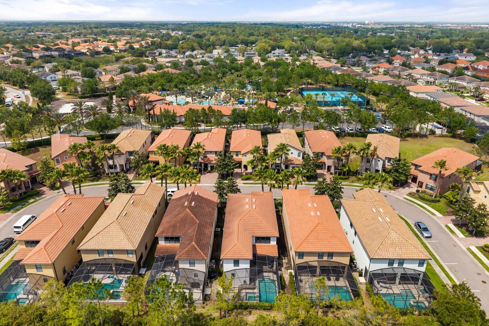 Aerial View of the community - 5493 SOLTERRA CIR, DAVENPORT