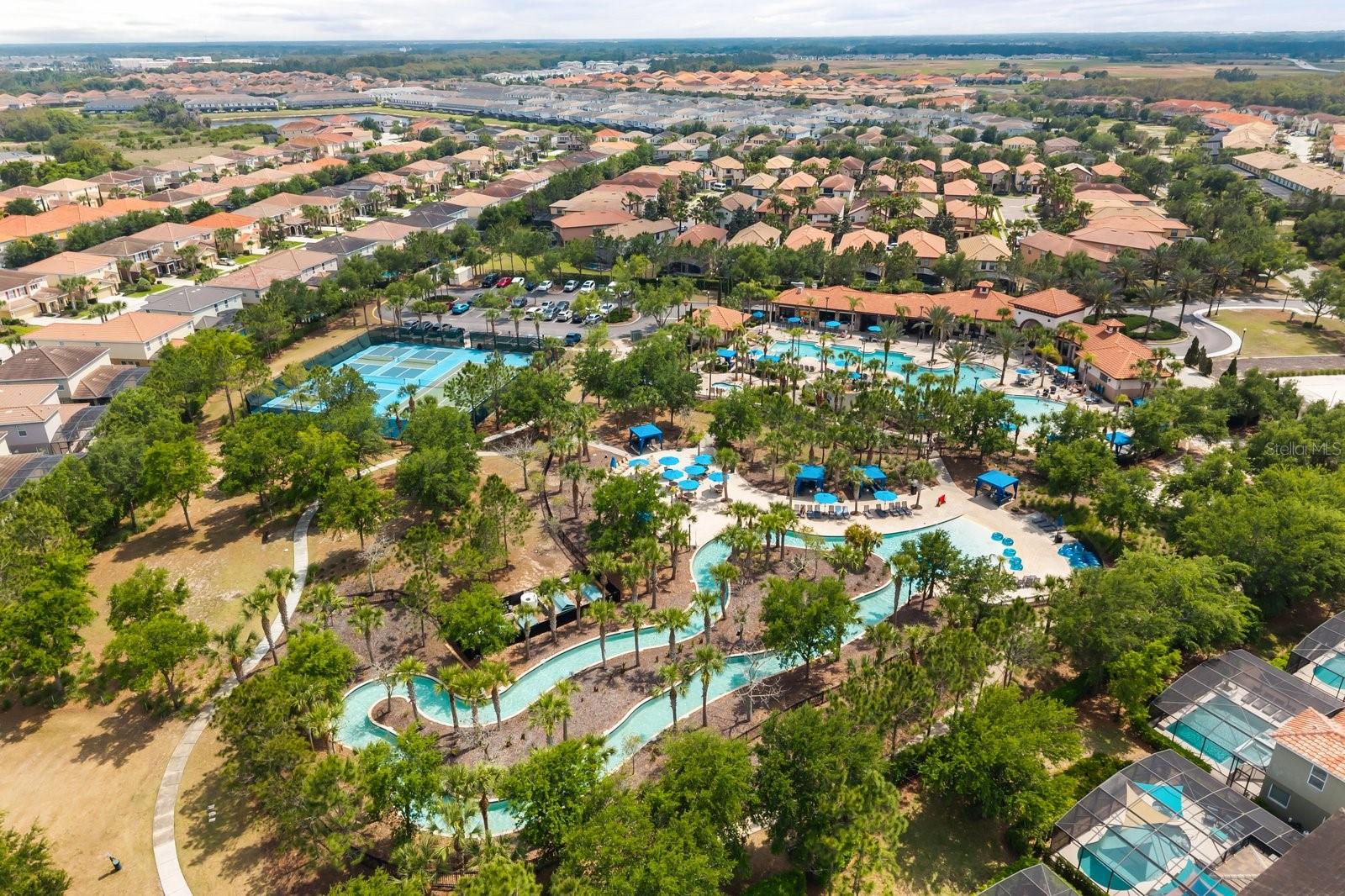 Aerial View of the community - 5493 SOLTERRA CIR, DAVENPORT