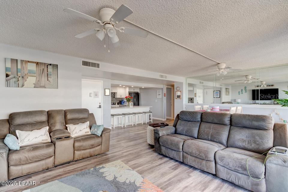 Living Room - 2828 N ATLANTIC AVE #303, DAYTONA BEACH