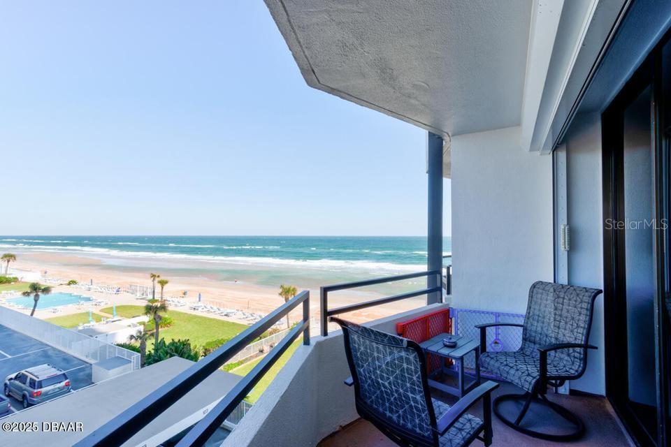 Balcony View - 2828 N ATLANTIC AVE #303, DAYTONA BEACH