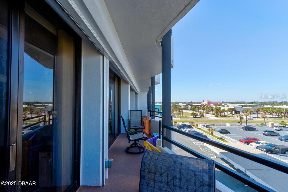 Balcony View - 2828 N ATLANTIC AVE #303, DAYTONA BEACH