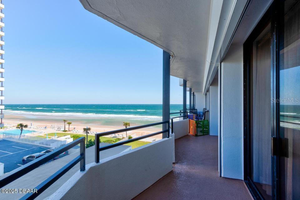 Balcony View - 2828 N ATLANTIC AVE #303, DAYTONA BEACH