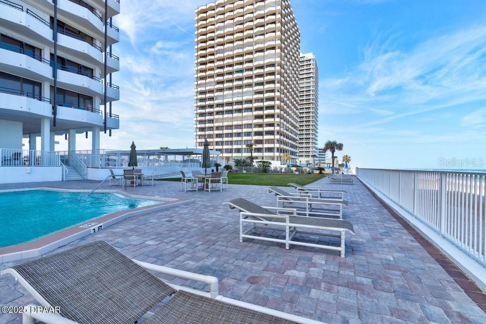 Pool Deck - 2828 N ATLANTIC AVE #303, DAYTONA BEACH
