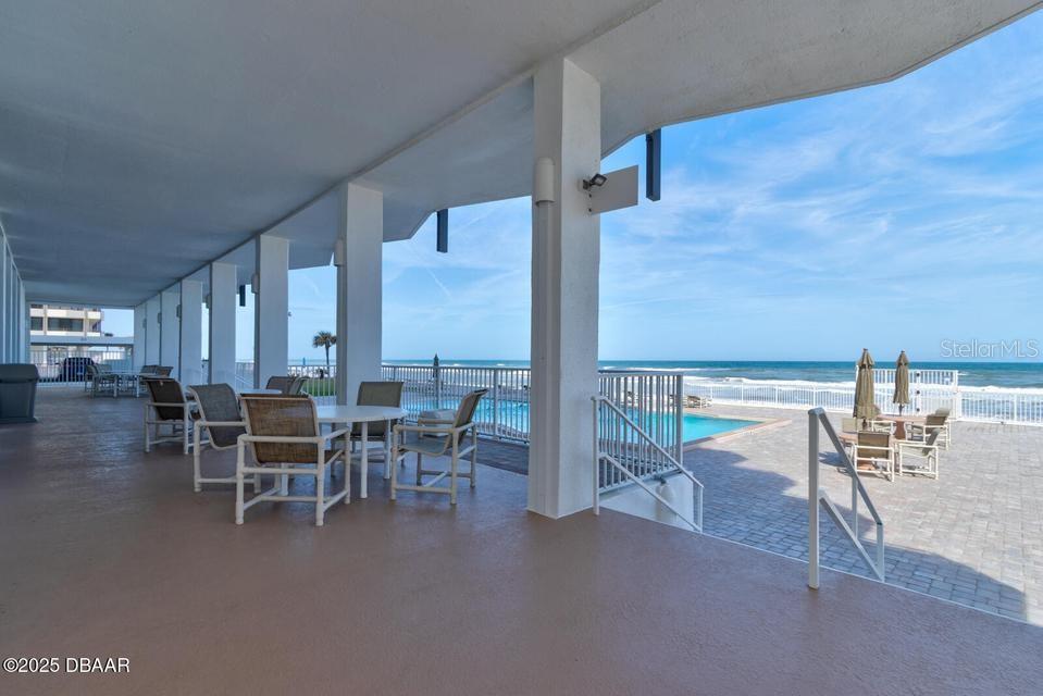 Pool Patio - 2828 N ATLANTIC AVE #303, DAYTONA BEACH