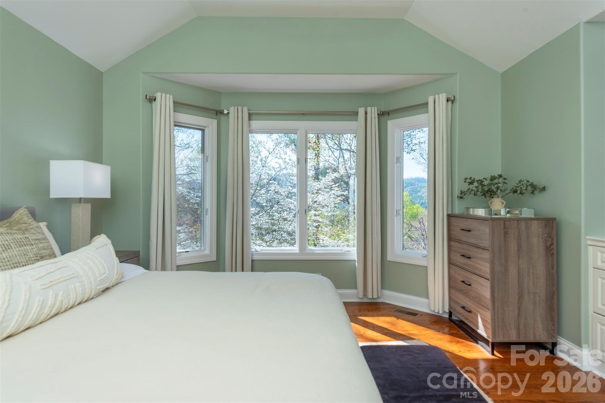 Master Bedroom Views - 11 High Meadow Drive, Weaverville