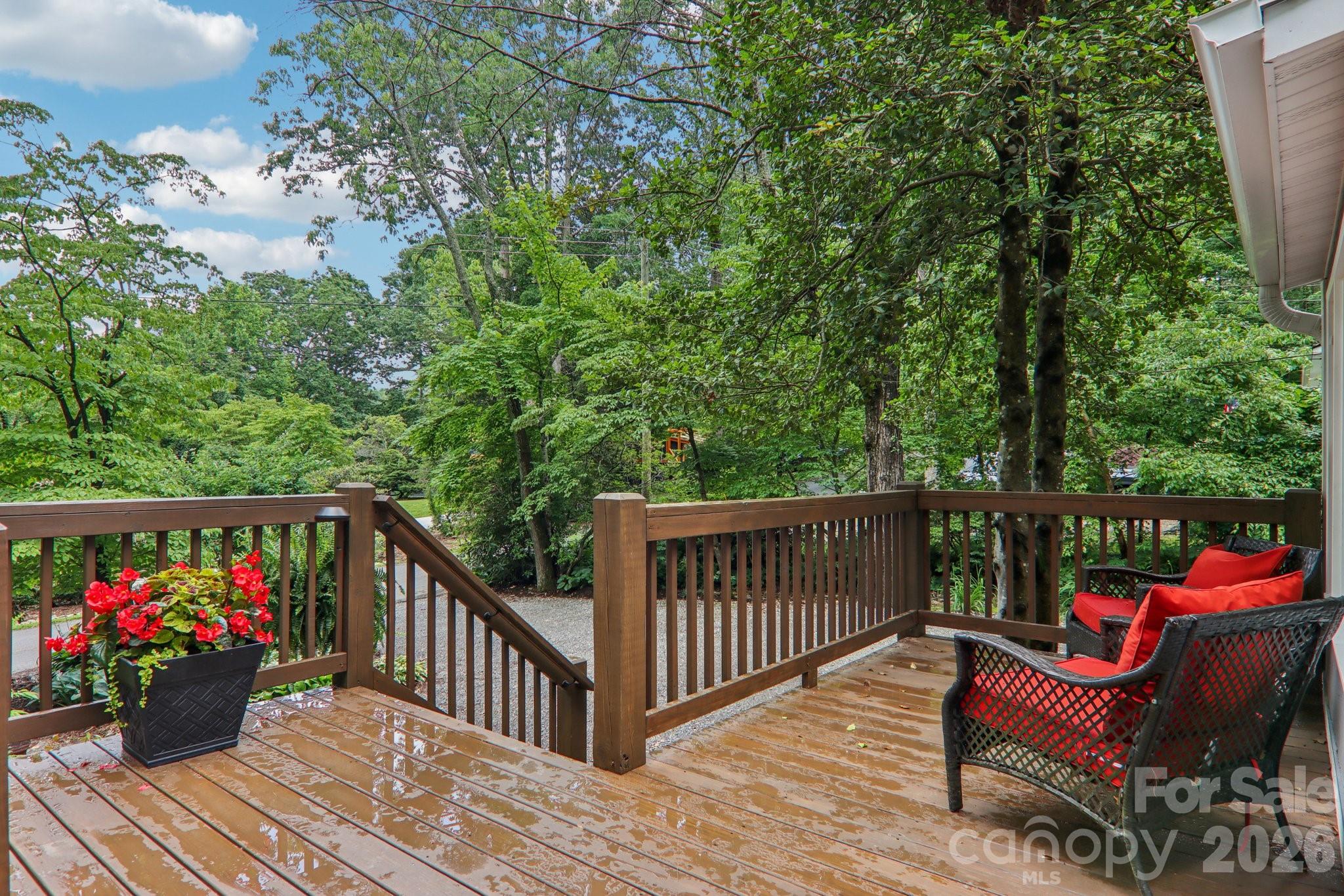Main House Deck - 416 S Cherokee Avenue, Black Mountain