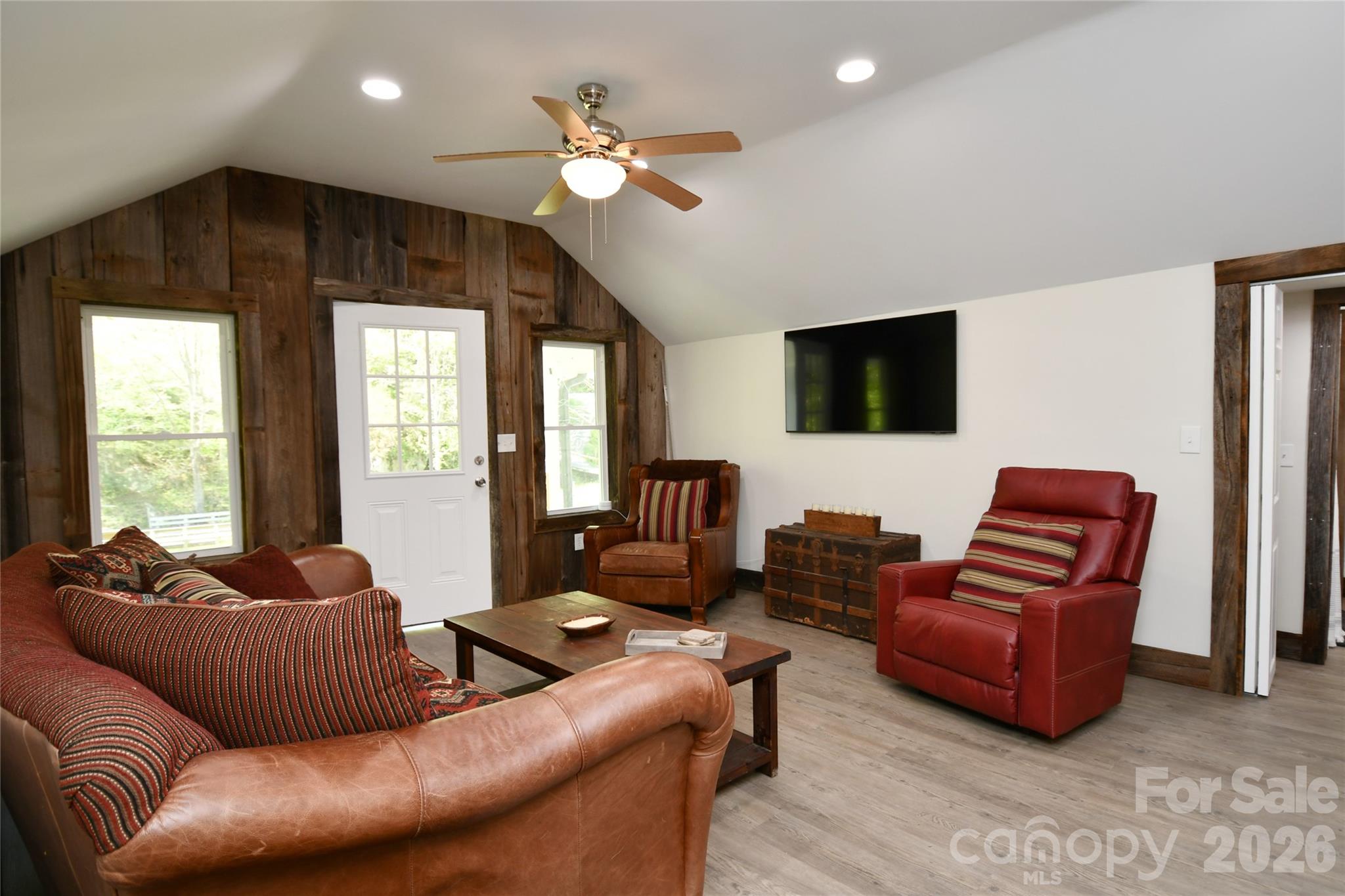 Another angle on the living room - 2180 Pigeon Roost Road, Green Mountain
