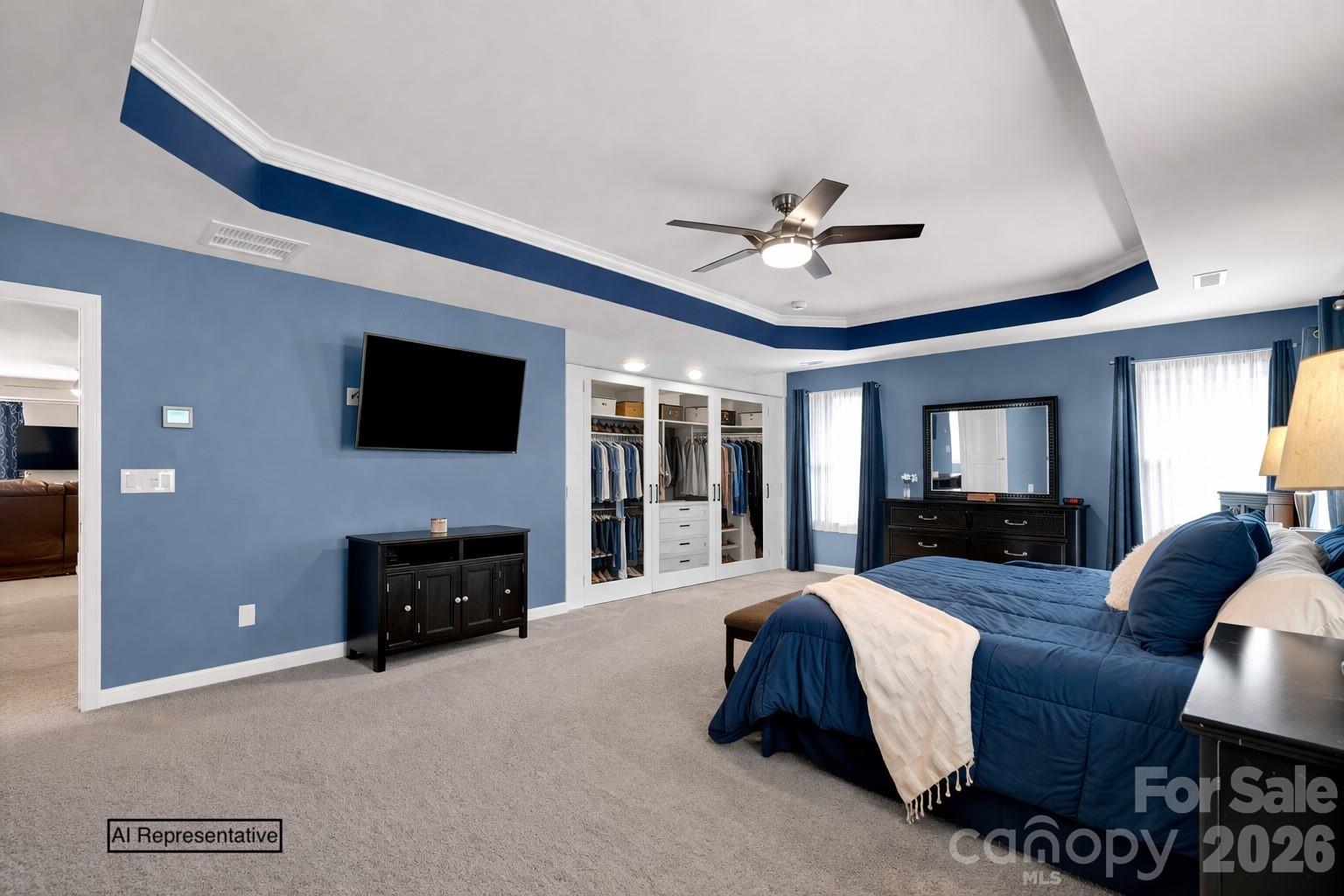 AI Representation of Secondary closet option 1 - 1797 Mill Creek Lane SW, Concord