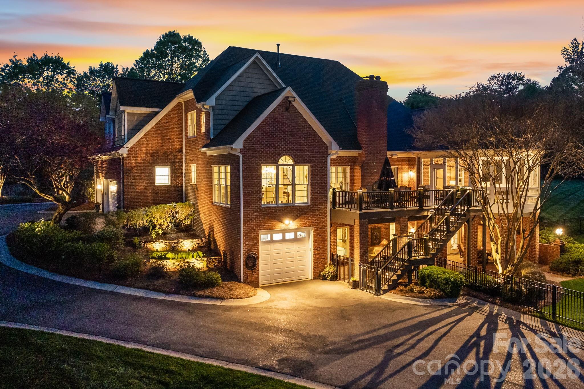 The exterior lighting is stunning. - 11555 Double Spring Road, Lewisville