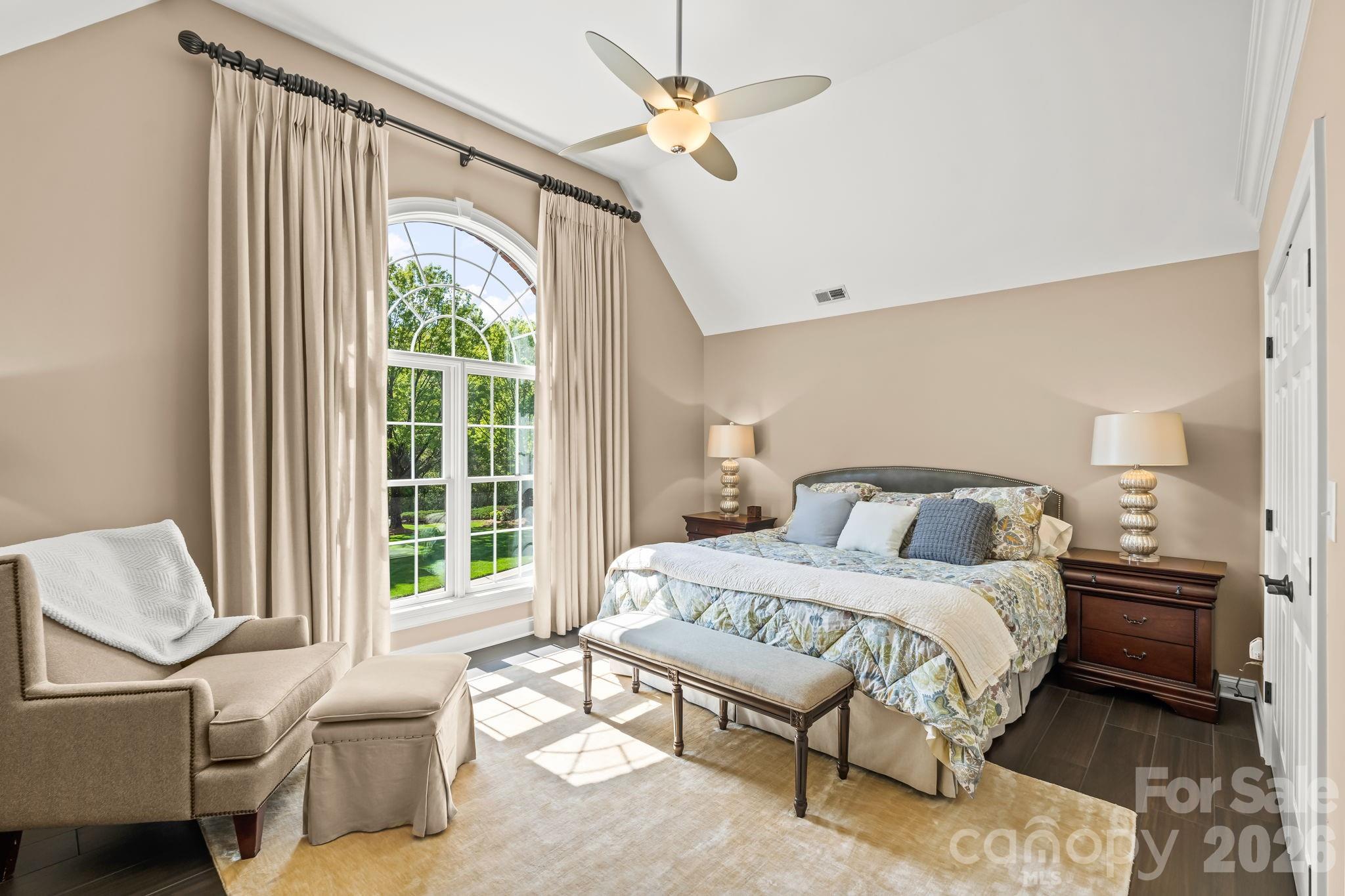 High ceilings with floor to almost ceiling windows continue on the second floor - 11555 Double Spring Road, Lewisville