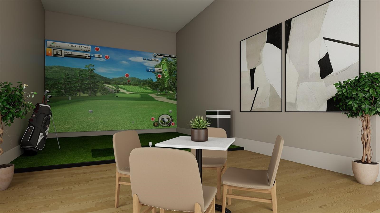Golf Simulator - 15029 SUNBEAM ST, PARRISH