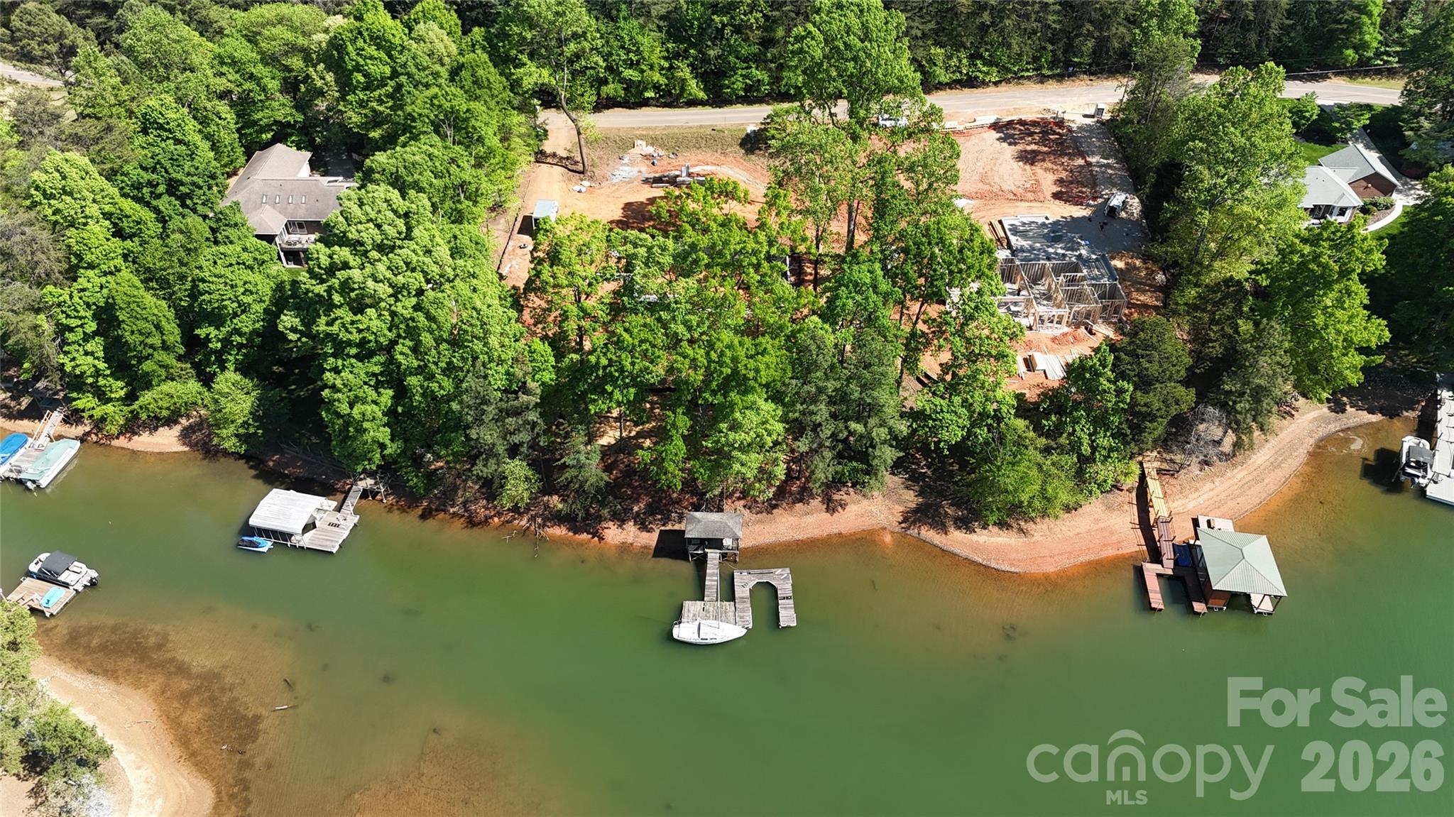 Waterfront lot location - 505 Kemp Road, Mooresville