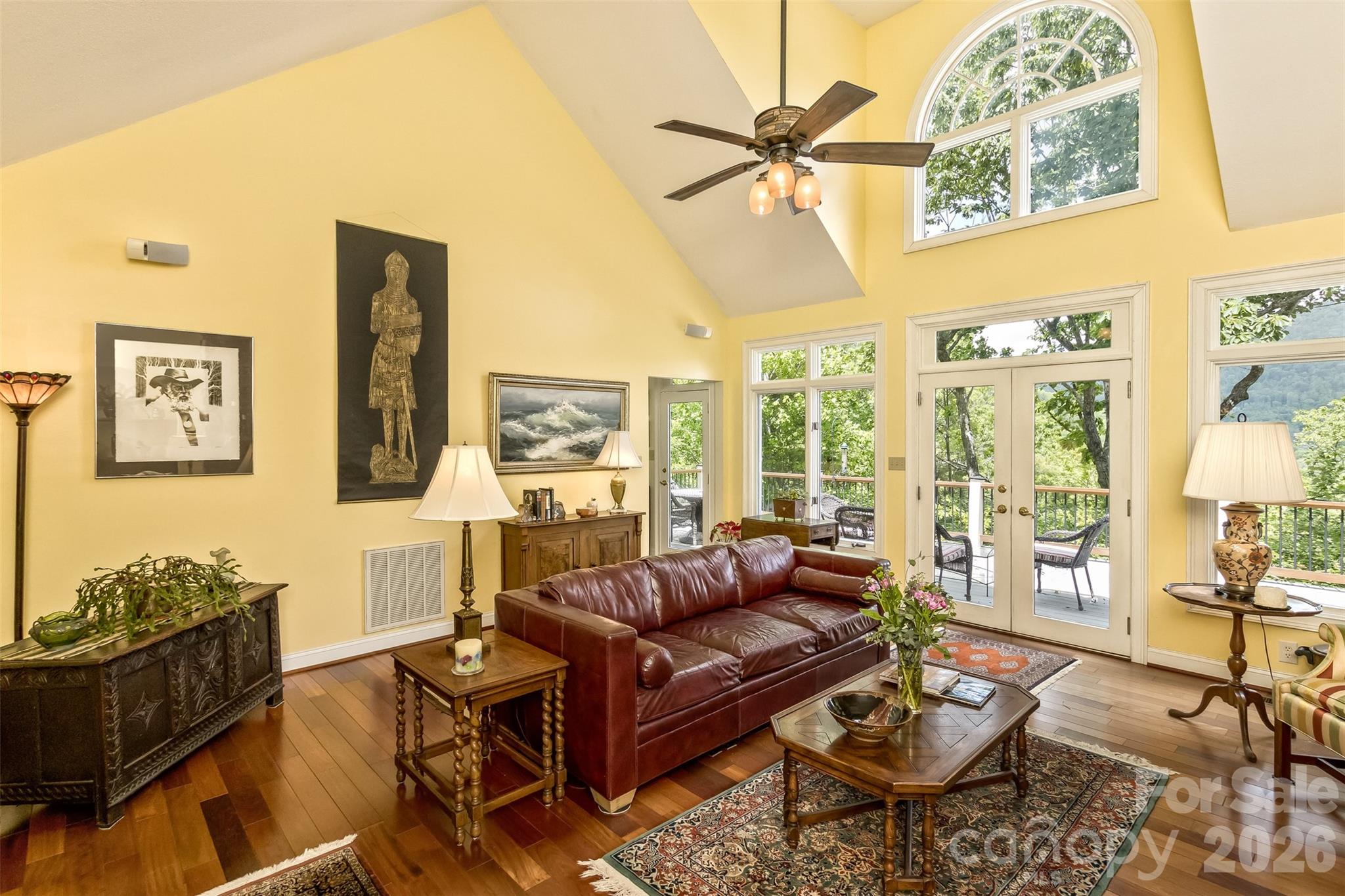 Dining Nook sits behind this wall - So Much Natural Light! - 25 Windsong Drive, Fairview