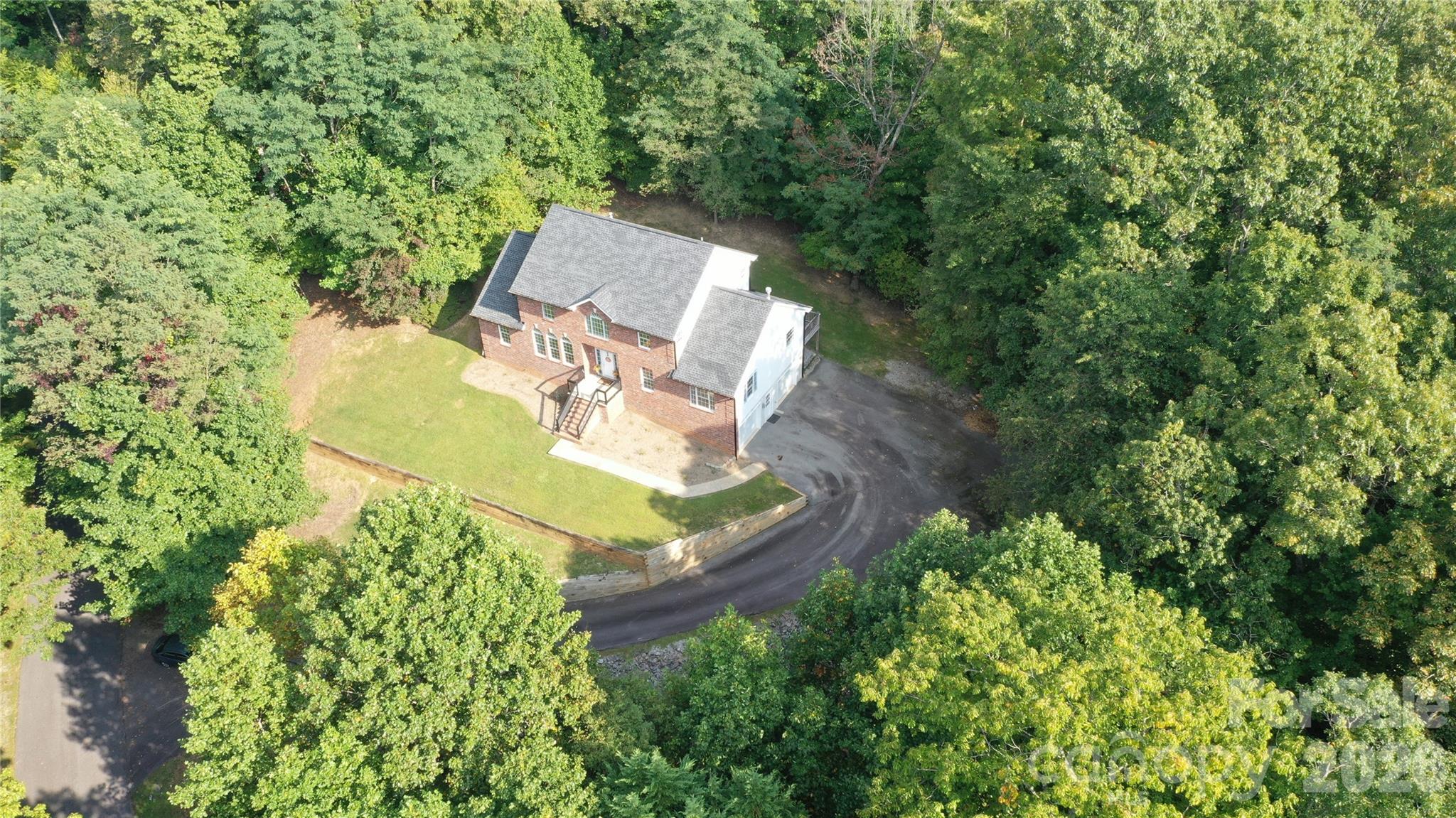 Private, peaceful setting. - 1064 Skye Drive, Pisgah Forest