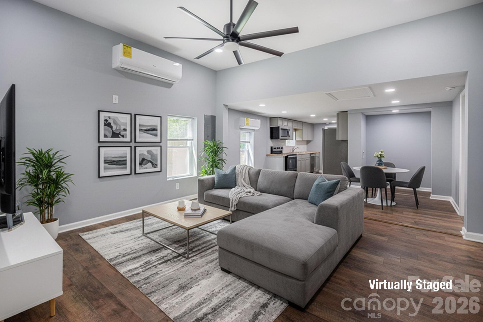Great Room Open to Dining Area - 19513 Meridian Street, Cornelius