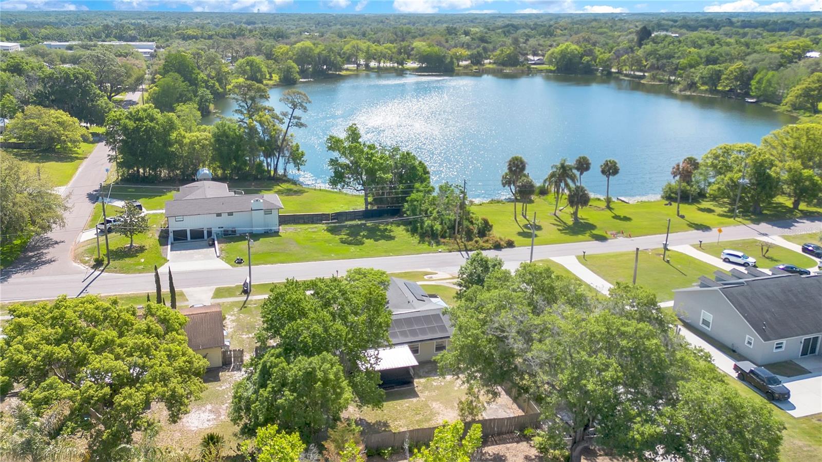 Aerial of Home/Dream Lake - 370 N LAKE AVE, APOPKA