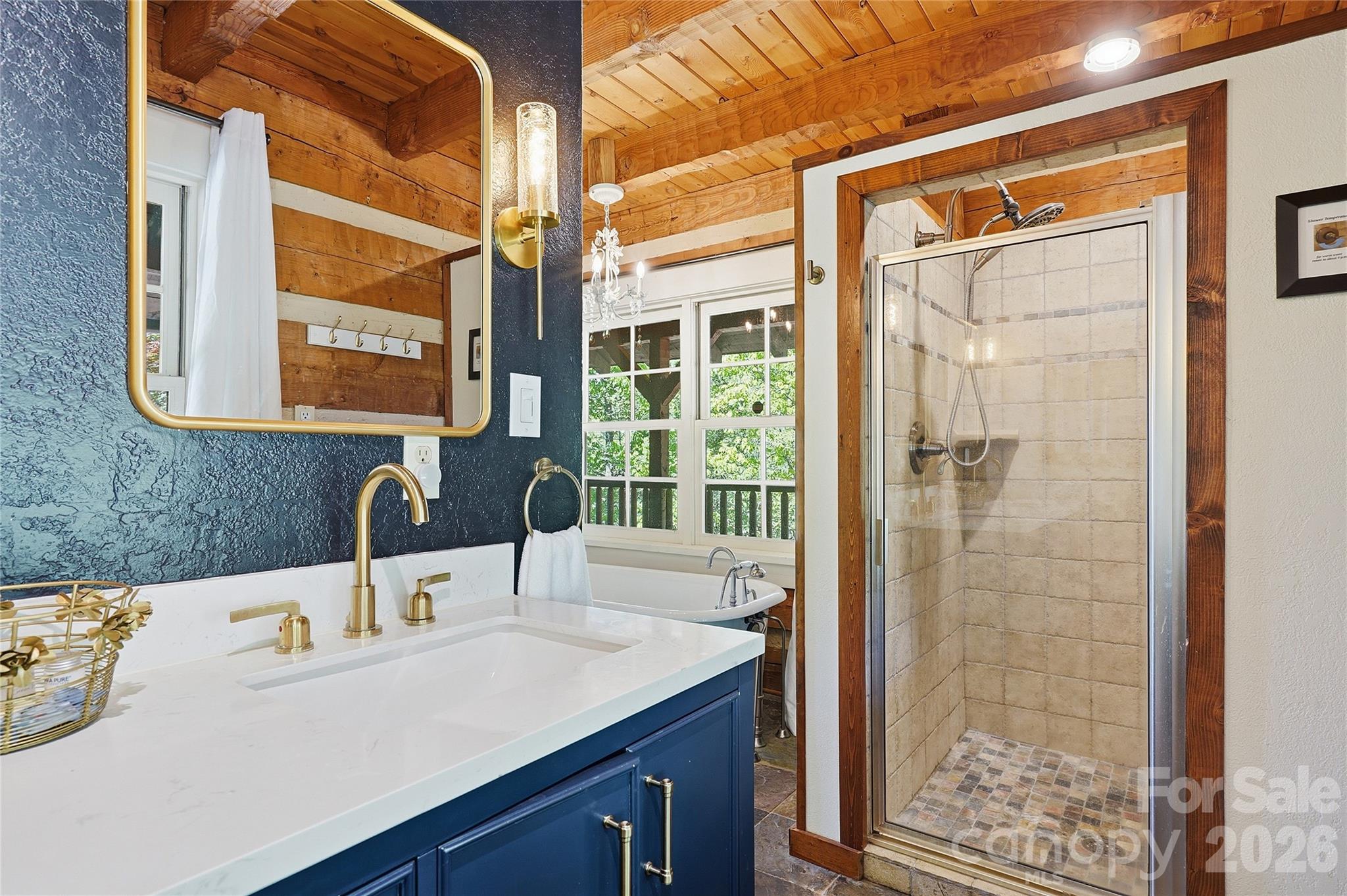 Primary Bath - 723 N Highland Road, Mill Spring