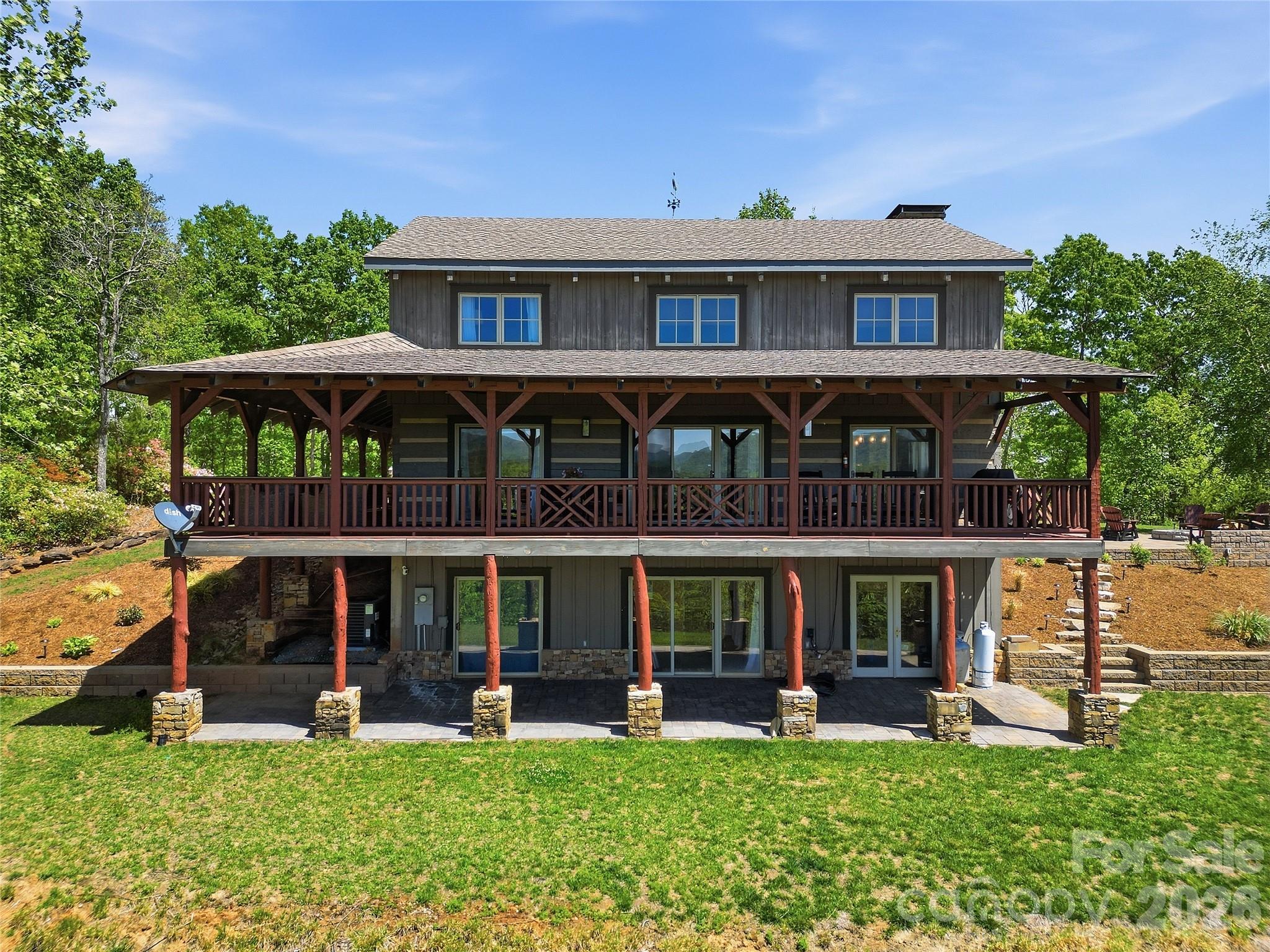 Back of home - 723 N Highland Road, Mill Spring