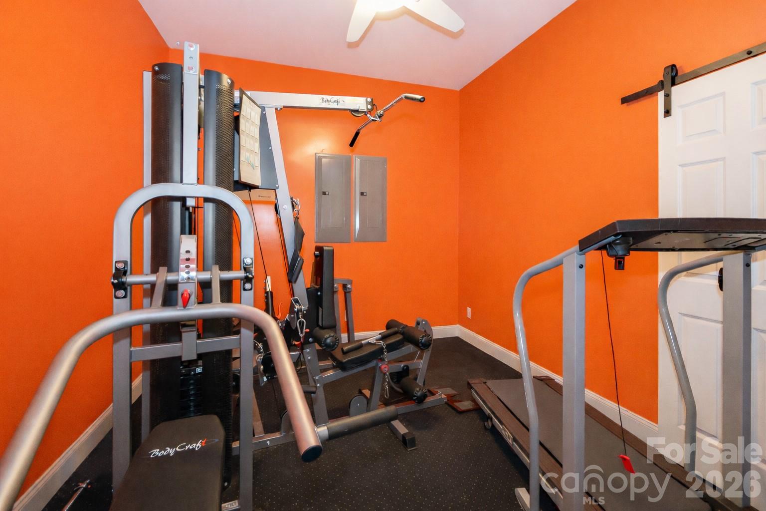 Fully Equipment Fitness Room - 119 Shelter Cove Lane, Mooresville