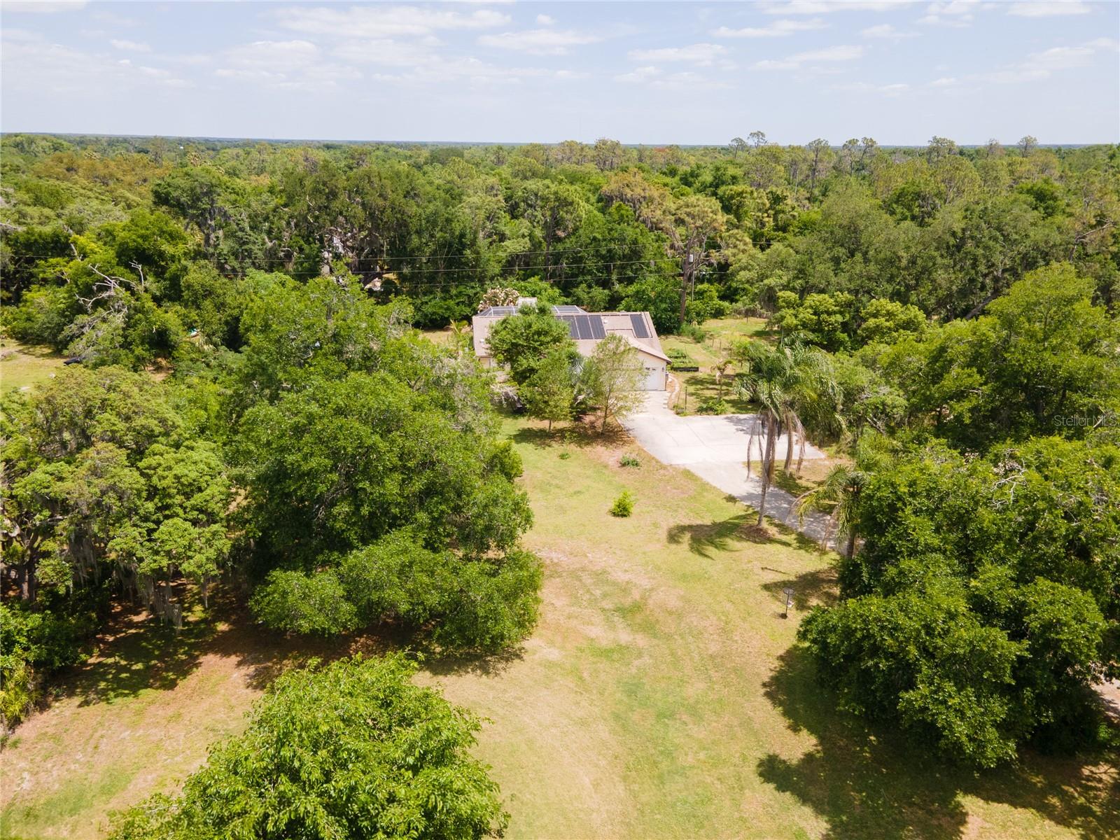 Aerial of Front of Property - 5910 BELLA RD, PARRISH