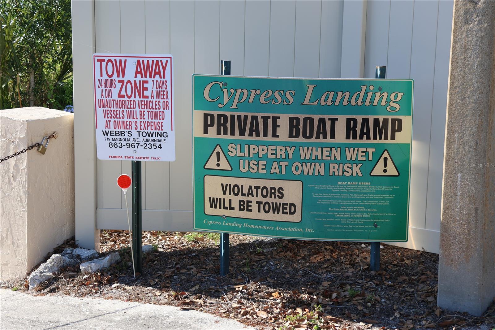 Private Boat Ramp - 3971 CYPRESS LNDG W, WINTER HAVEN