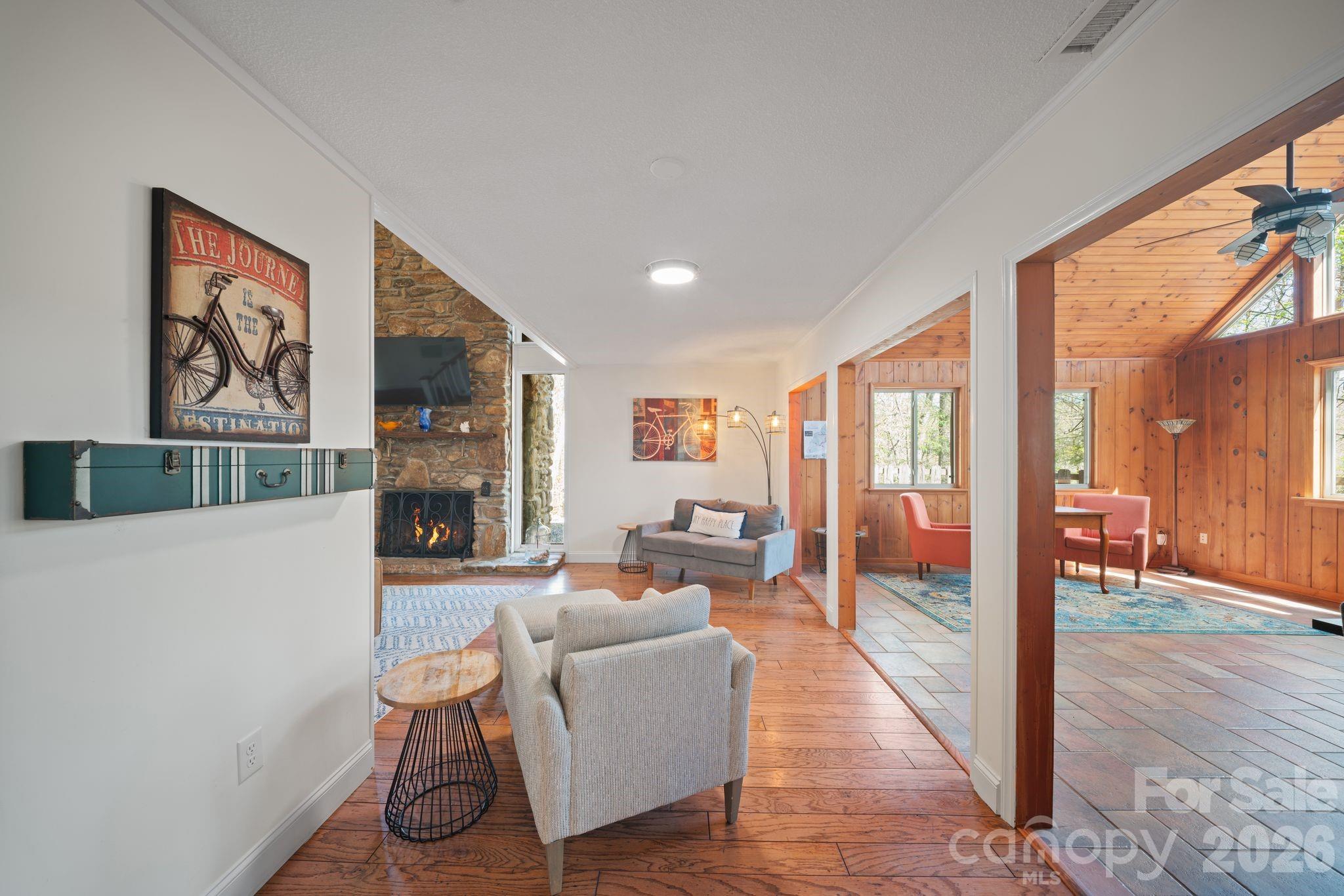 Extra seating areas, or make this your dining area - 363 S Sequoyah Lane, Brevard